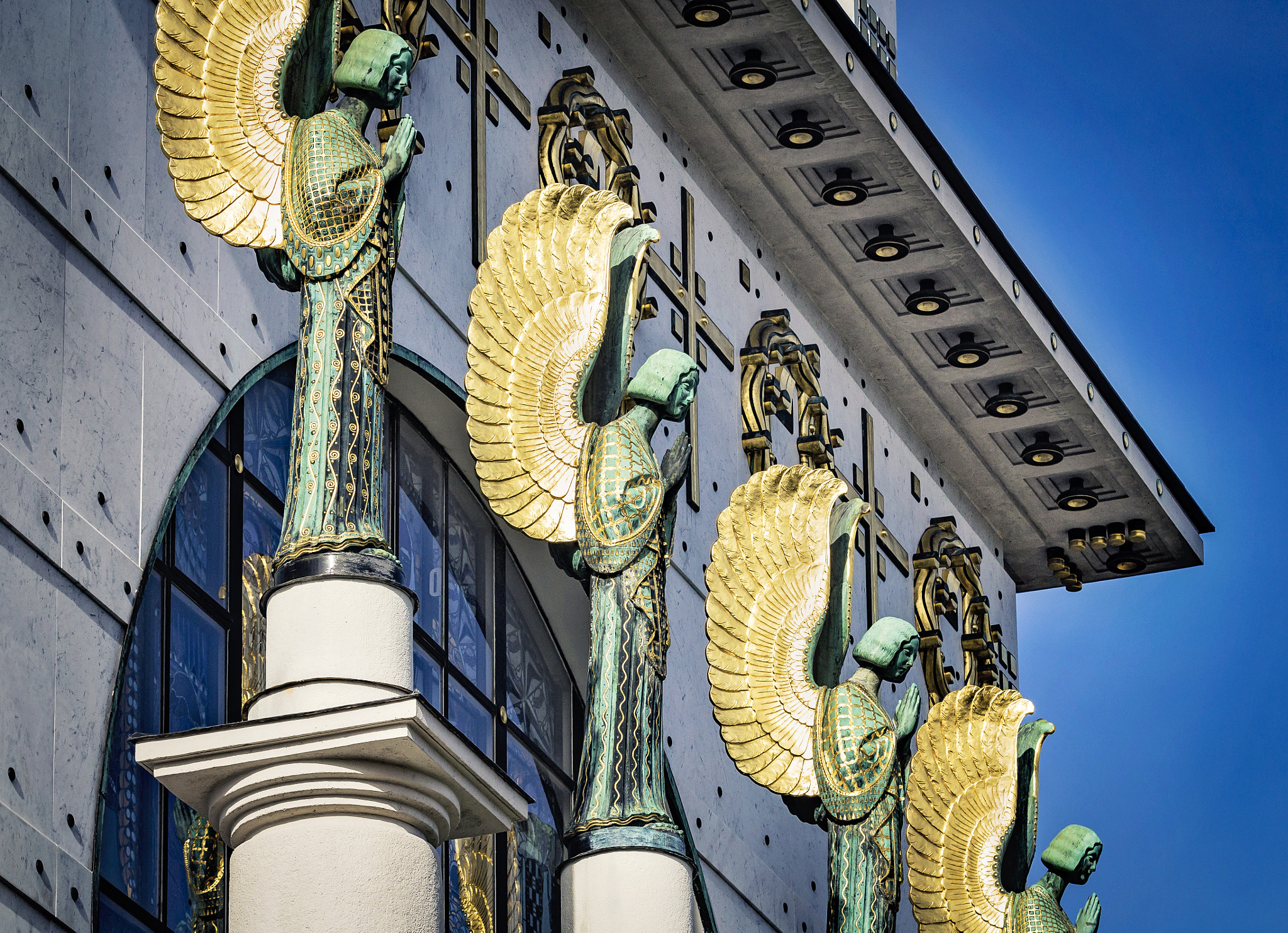 Canon EF 70-200mm F2.8L USM sample photo. Angels otto wagner church photography