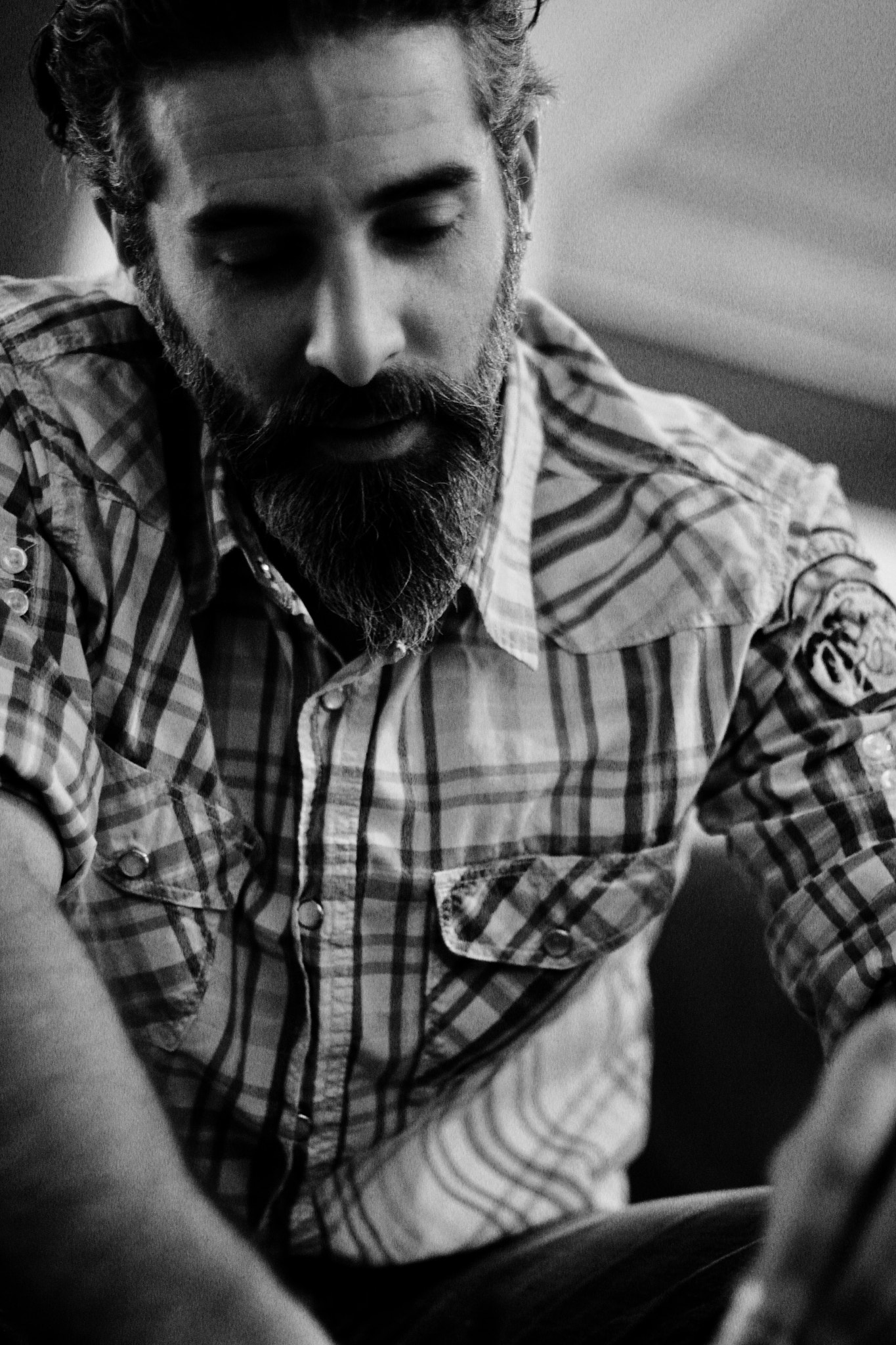 Canon EF 50mm F1.4 USM sample photo. Beard at work photography