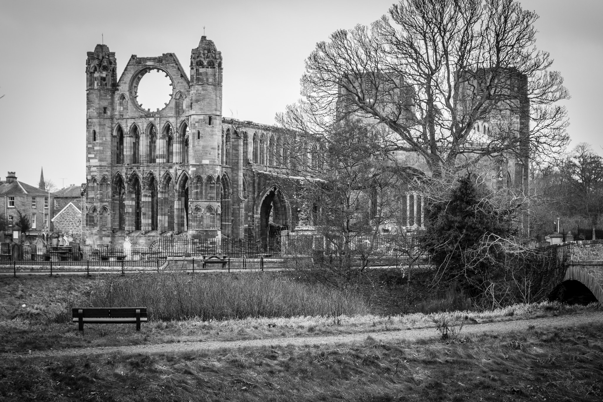 Canon EOS 70D sample photo. Elgin cathederal photography