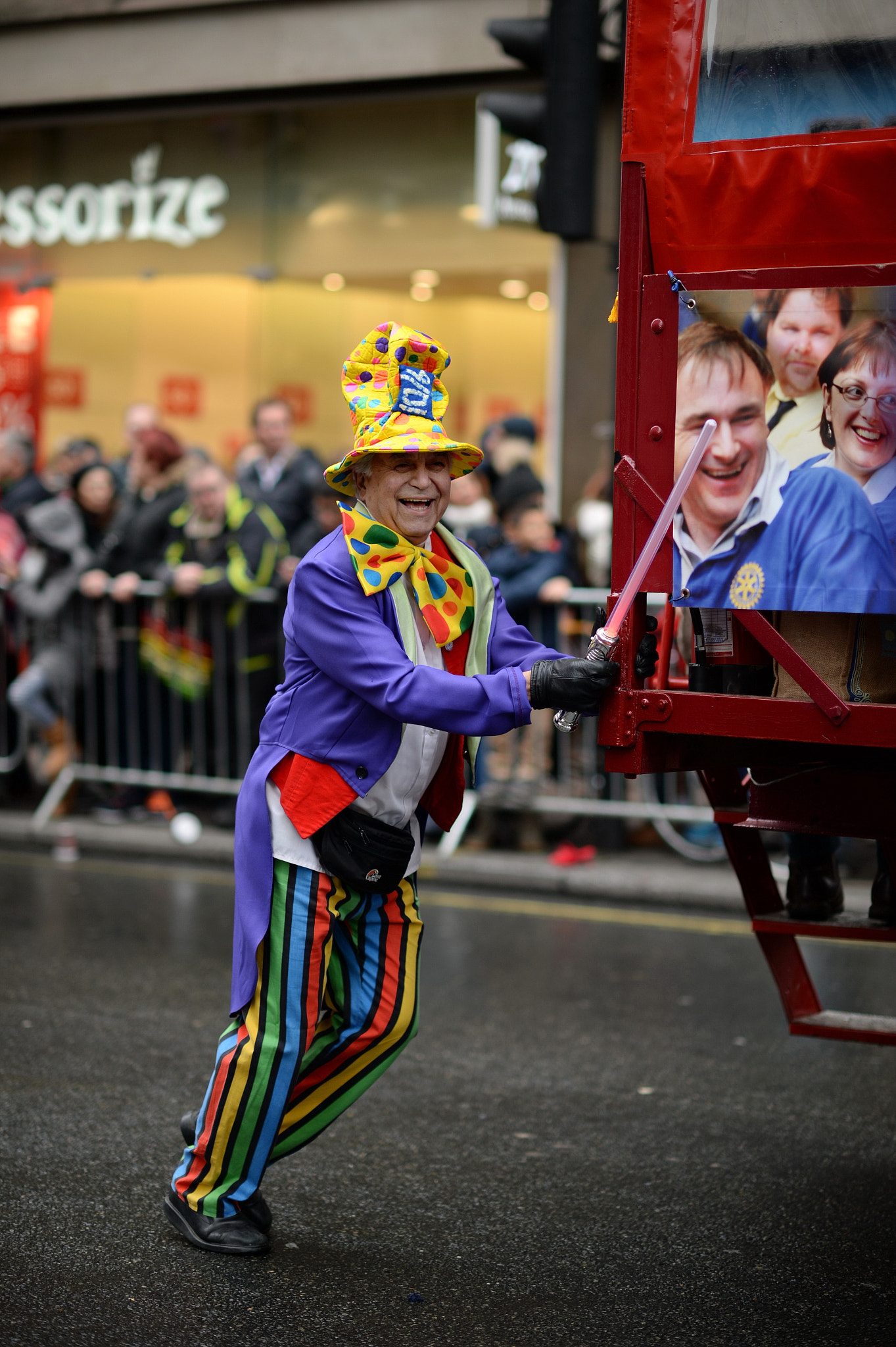 Nikon Df + Nikon AF-S Nikkor 85mm F1.4G sample photo. New year's day parade in london photography