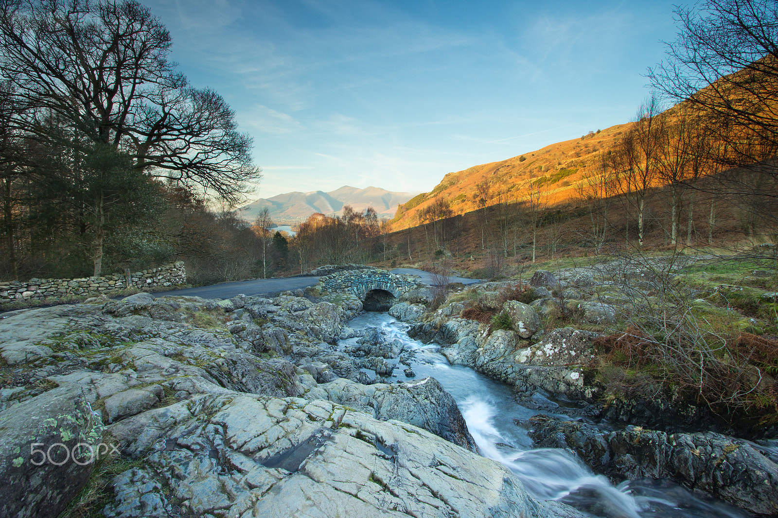 Canon EF-S 10-22mm F3.5-4.5 USM sample photo. Winter at ashness bridge photography