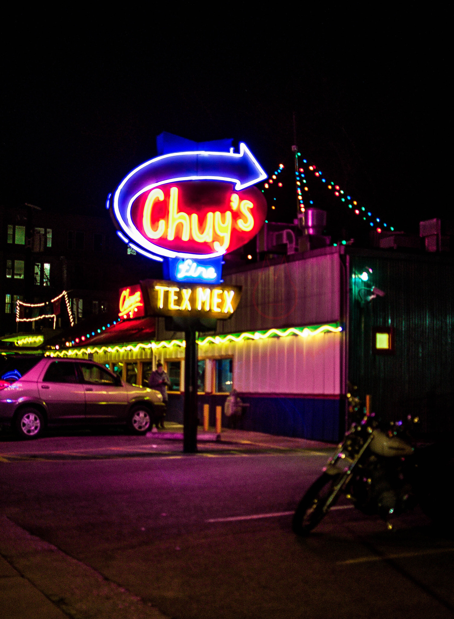 Nikon D610 + Nikon AF-S DX Nikkor 35mm F1.8G sample photo. Night walk photography