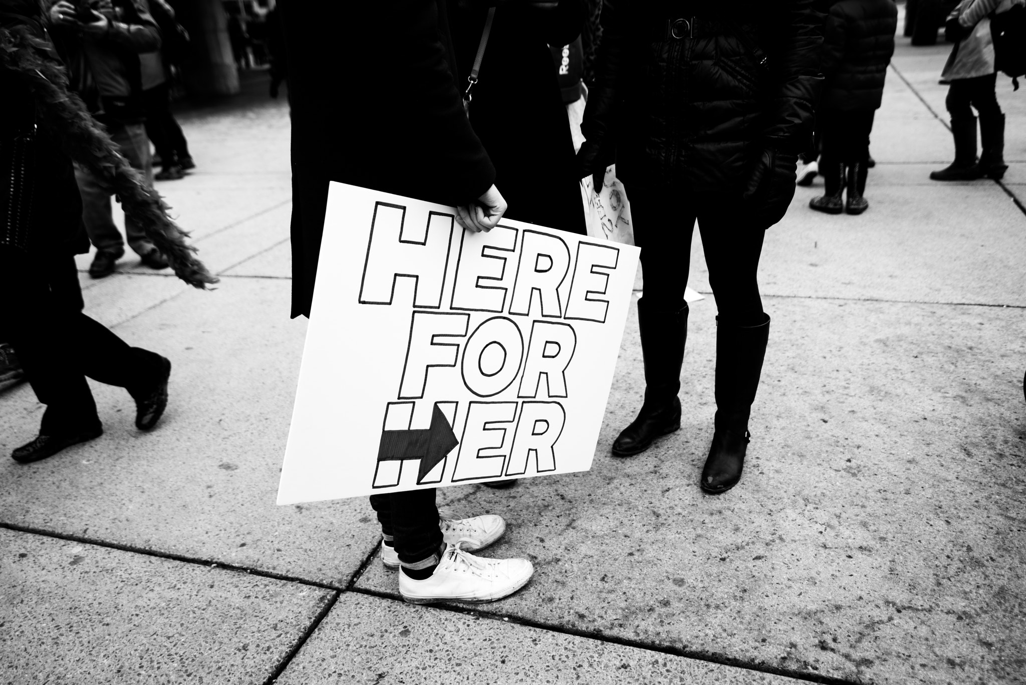 Tokina AT-X 16-28mm F2.8 Pro FX sample photo. Womens march to photography