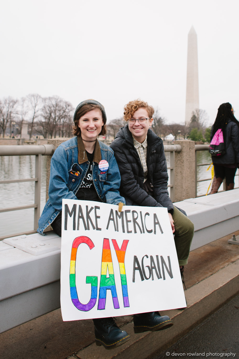 Sigma 24mm F1.8 EX DG Aspherical Macro sample photo. Women's march dc 1.21.2017 - devon rowland photography photography