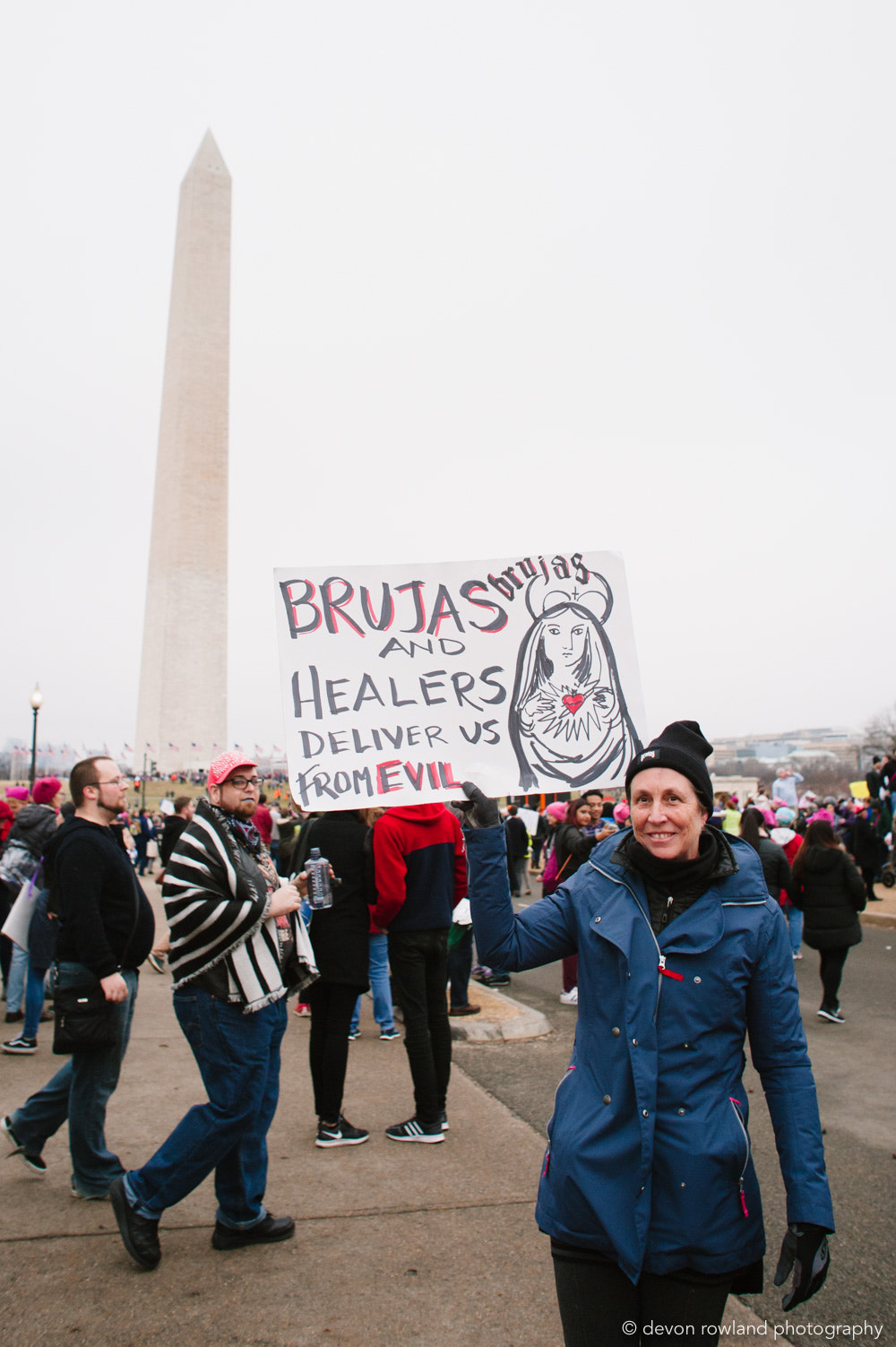 Nikon D700 + Sigma 24mm F1.8 EX DG Aspherical Macro sample photo. Women's march dc 1.21.2017 - devon rowland photography photography