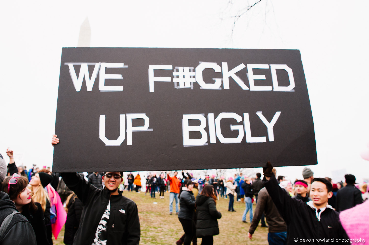 Nikon D700 sample photo. Women's march dc 1.21.2017 - devon rowland photography photography