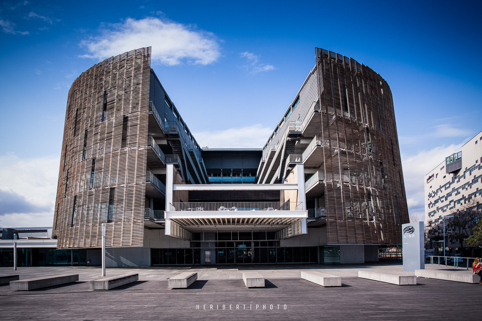 Canon EOS 50D + Canon EF 15mm F2.8 Fisheye sample photo. Barcelona biomedical research park photography