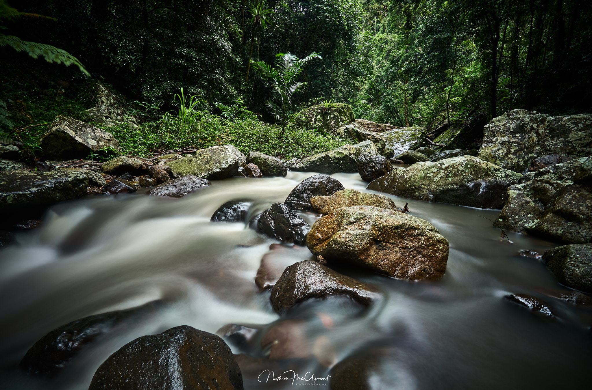 Sony a6300 sample photo. Flowing water over rocks photography