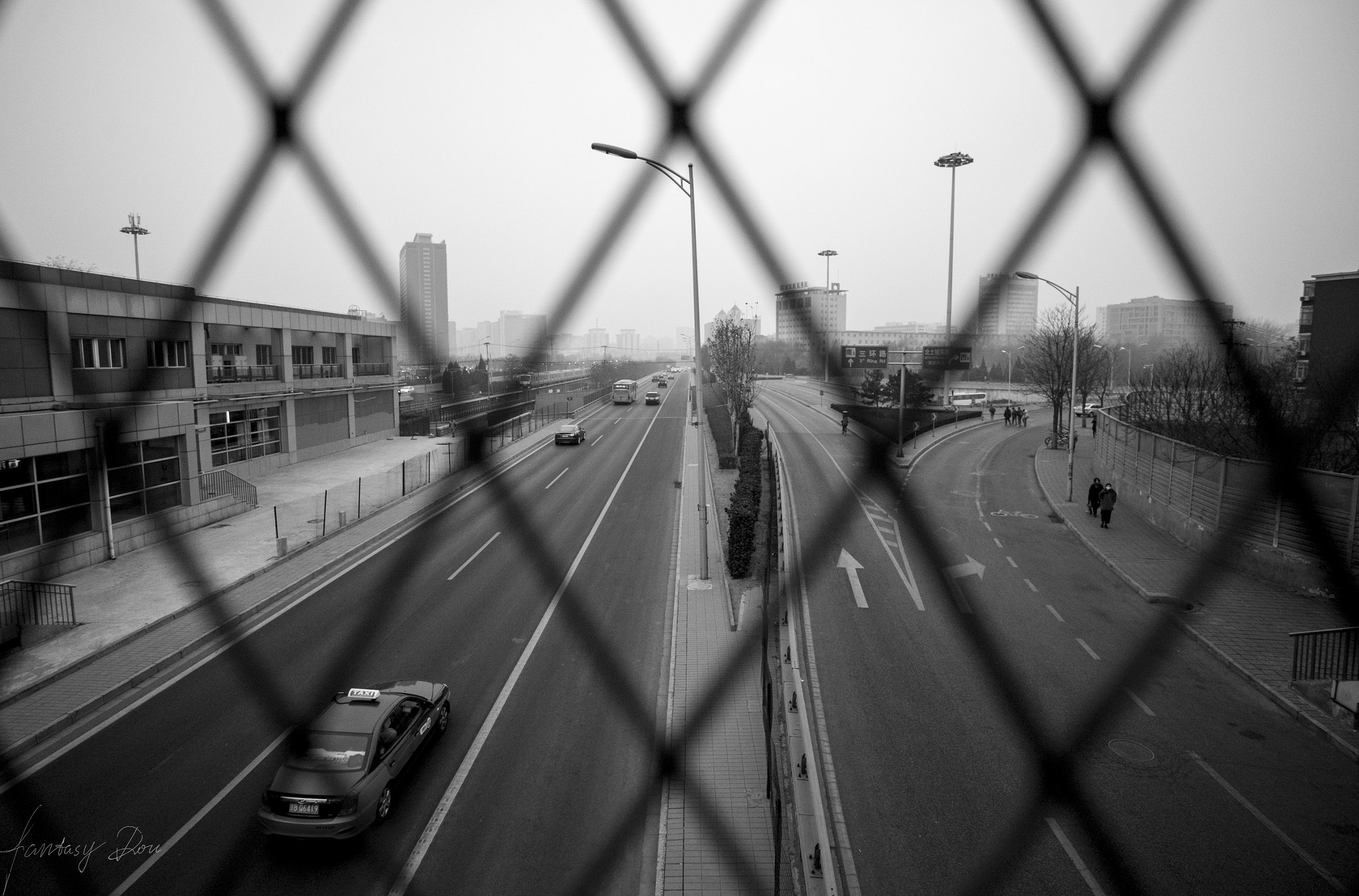 Nikon Df sample photo. City in cage photography