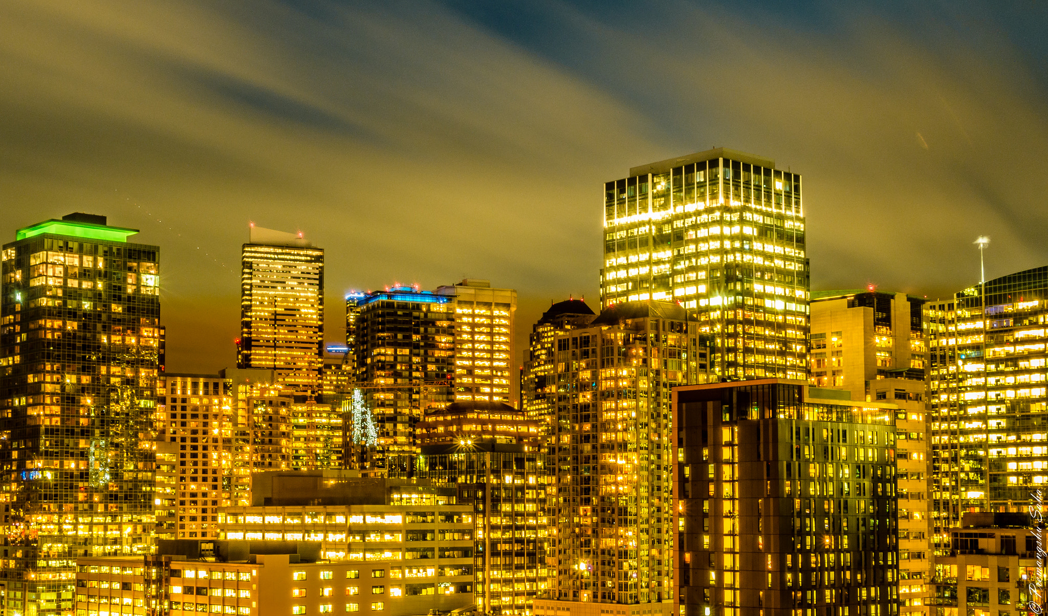 LUMIX G 25/F1.7 sample photo. Seattle sunset v - urban canvas photography