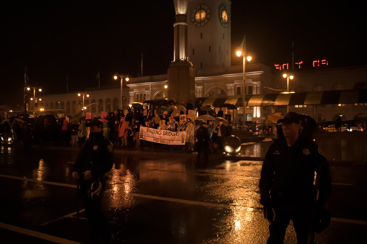 Panasonic Lumix DMC-GM5 sample photo. Building bridges at the women's march photography