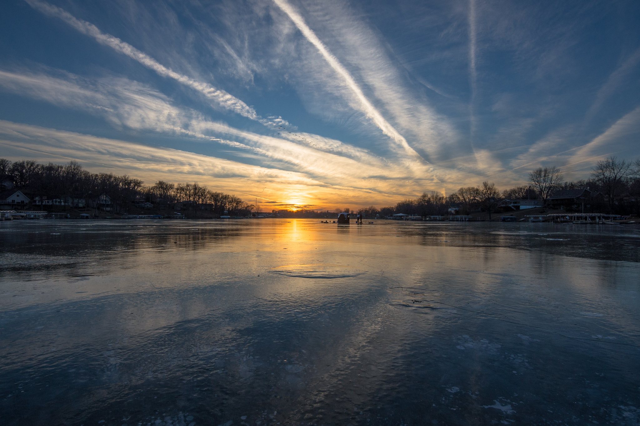 Nikon D600 sample photo. Sunset over the lake photography