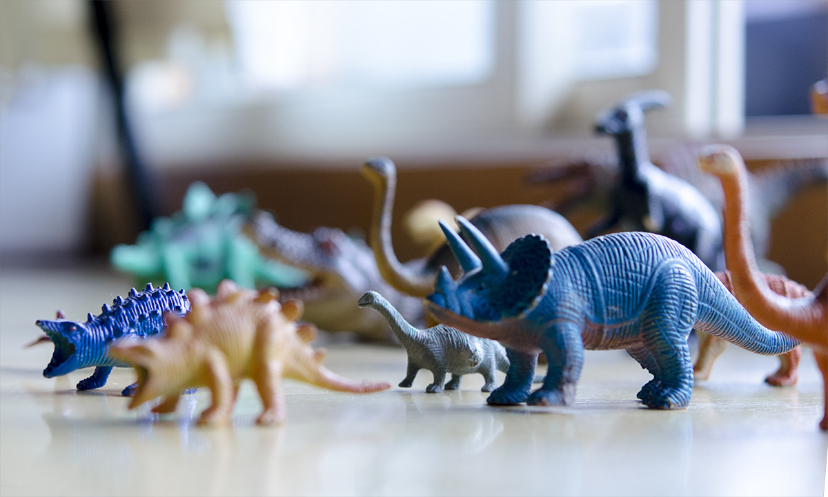 Nikon AF-S Micro-Nikkor 60mm F2.8G ED sample photo. Dinosaurs photography