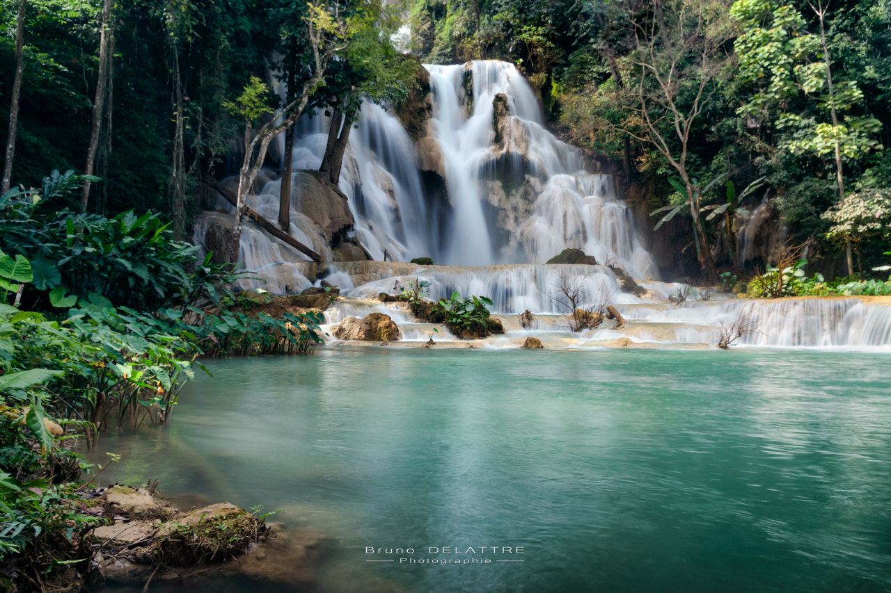 Pentax smc DA 15mm F4 ED AL Limited sample photo. Waterfall laos photography