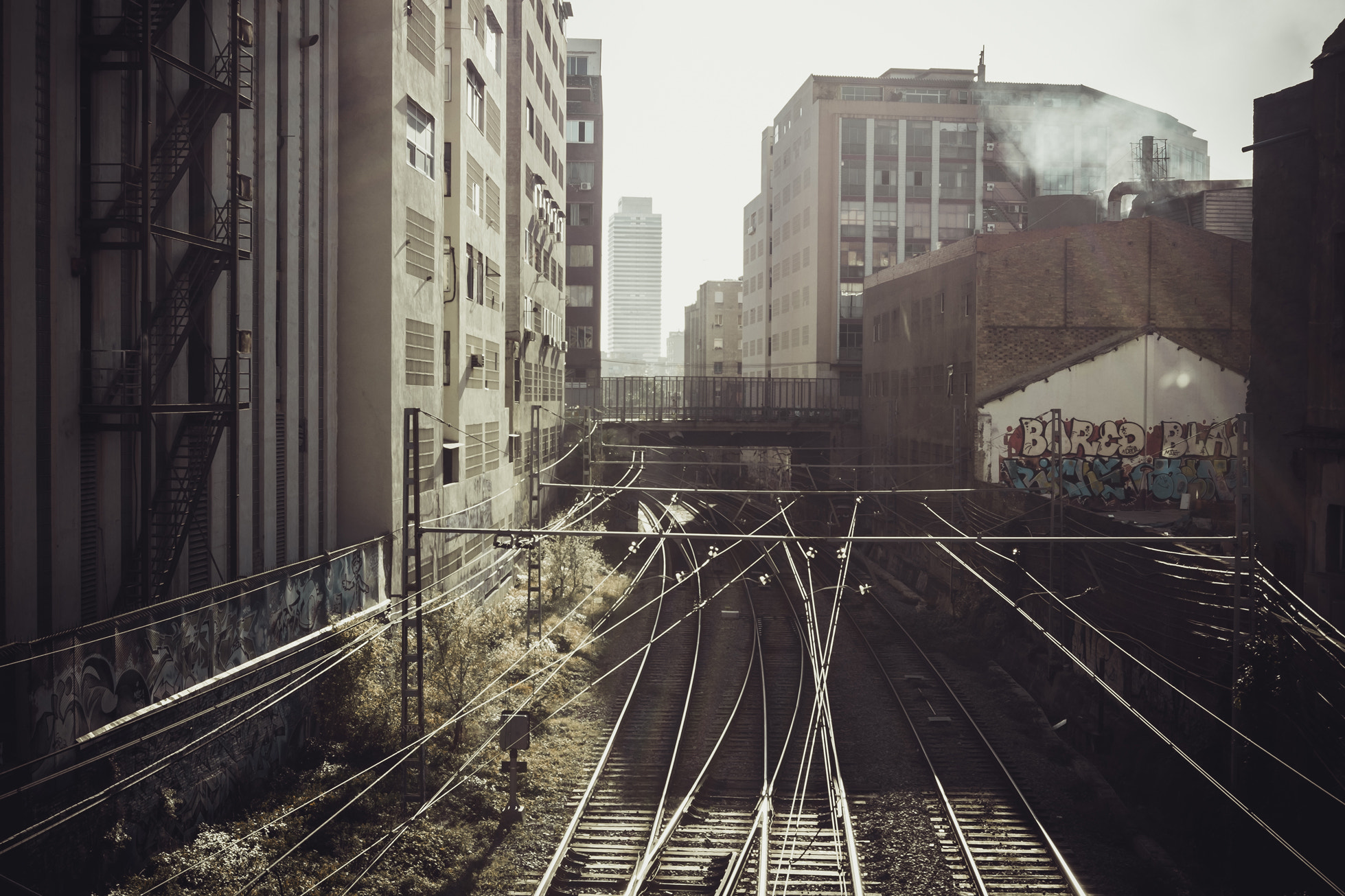 Fujifilm X-E1 sample photo. Urban rail photography