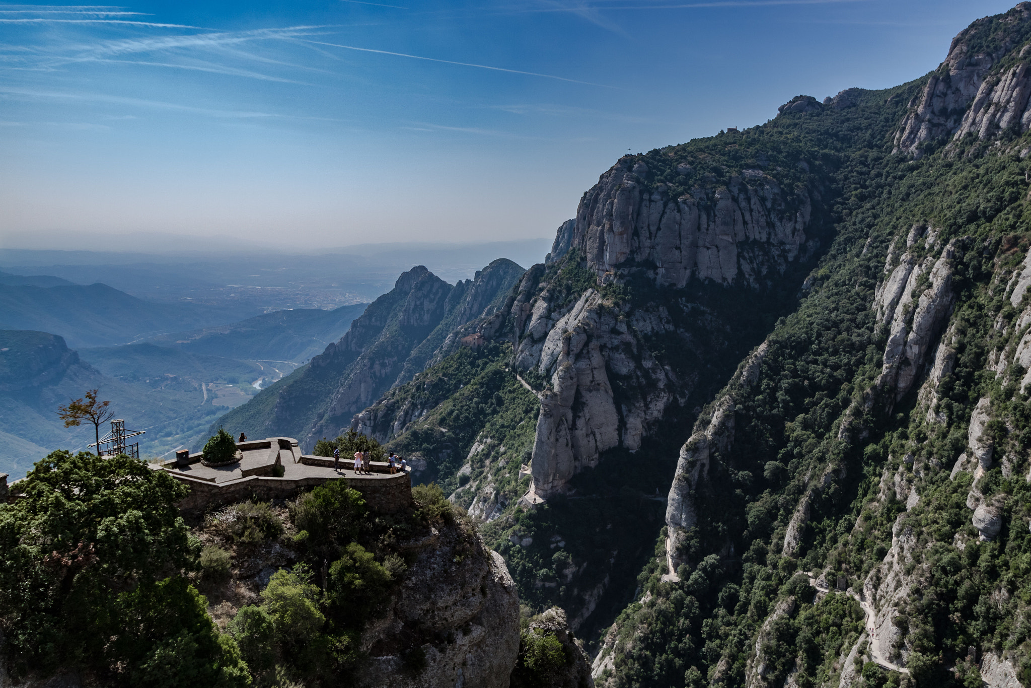 Canon EOS 750D (EOS Rebel T6i / EOS Kiss X8i) sample photo. View from santa maria de montserrat abbey photography