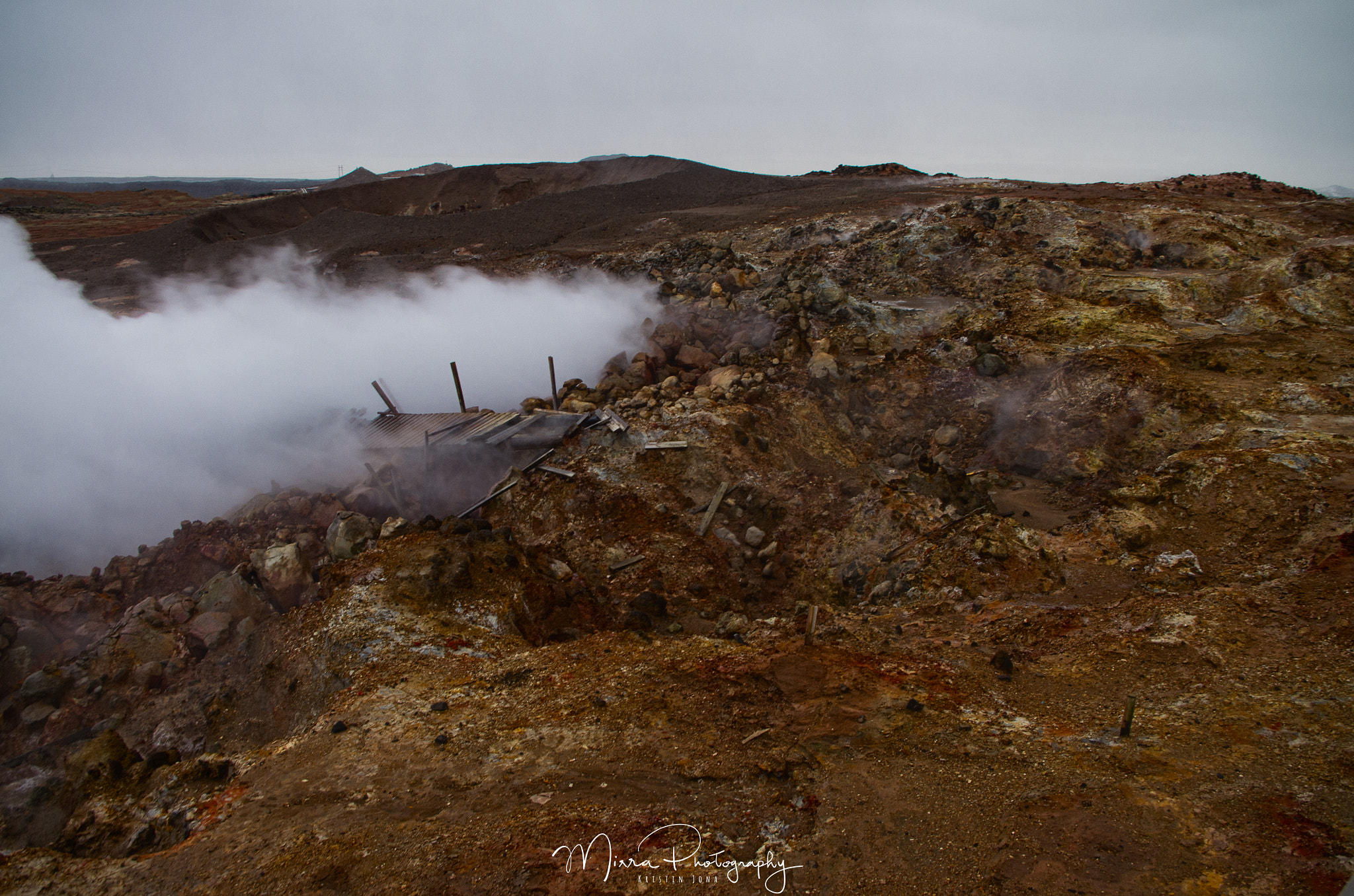 Pentax K-5 II + Pentax smc DA 18-55mm F3.5-5.6 AL WR sample photo. Gunnuhver in iceland photography