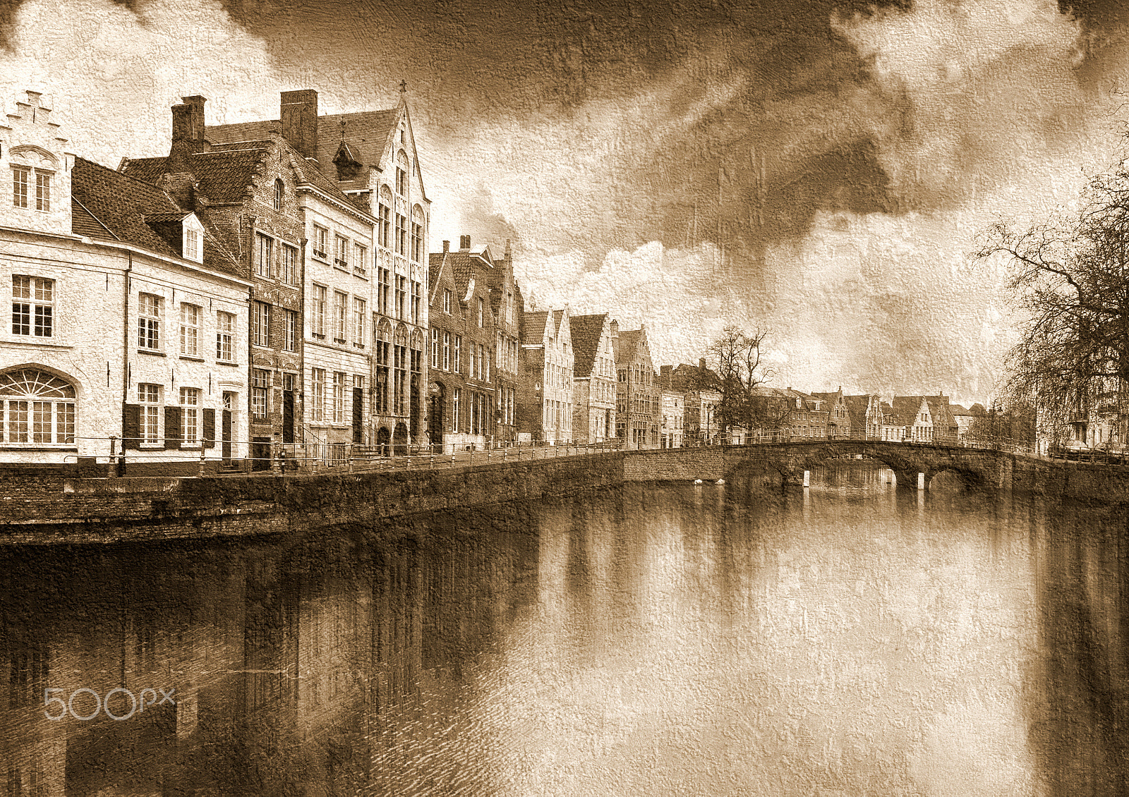Nikon D2X sample photo. Bruges - brugge famous belgium city photography