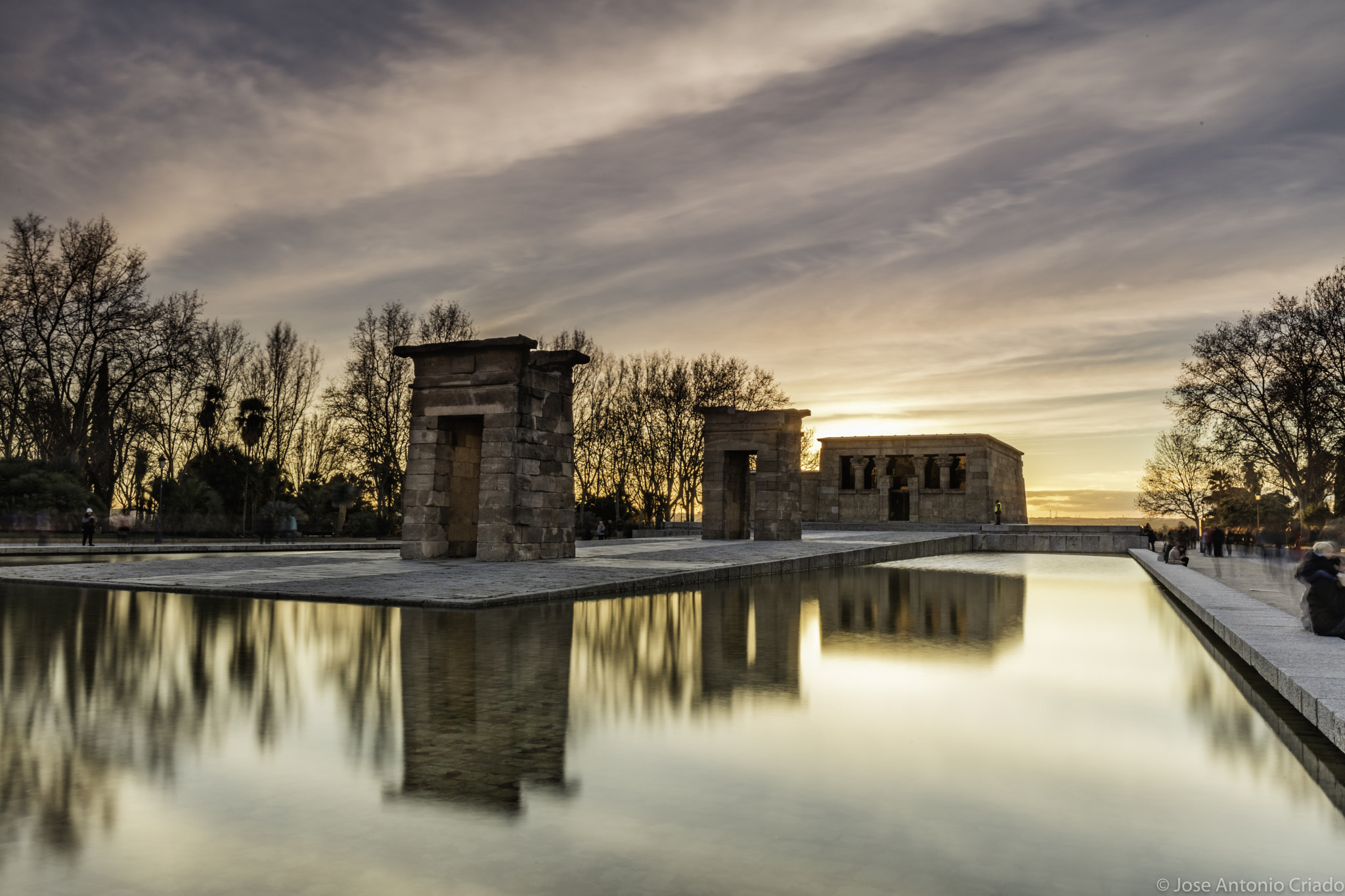 Canon EF 24-70mm F4L IS USM sample photo. Templo de debod, madrid photography