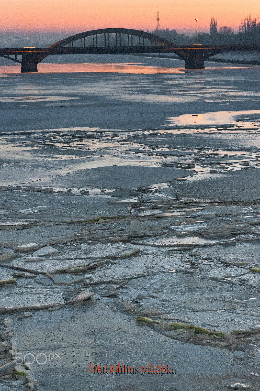 Nikon D300 sample photo. Ice river photography
