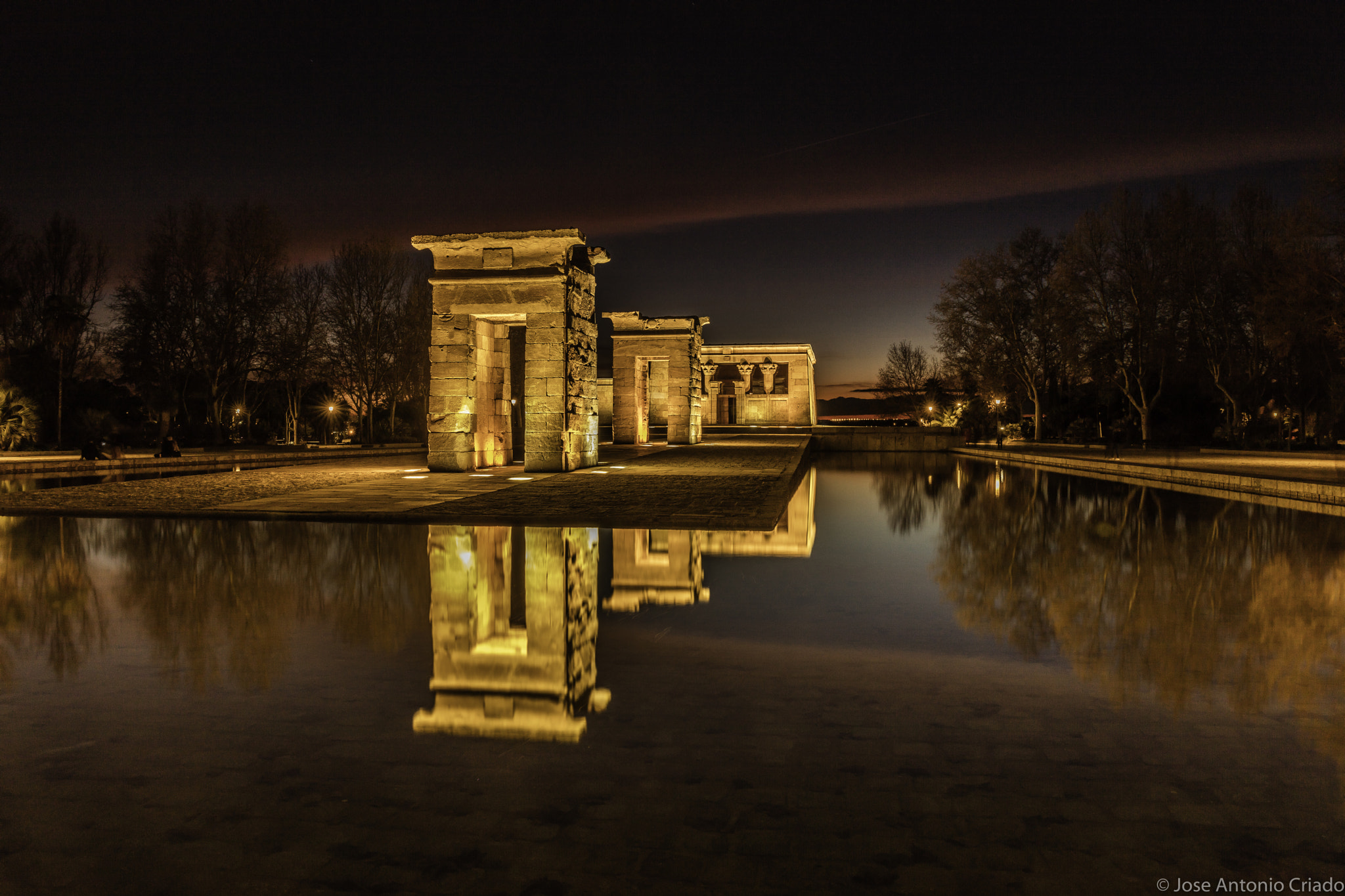 Canon EF 24-70mm F4L IS USM sample photo. Templo de debod, madrid photography
