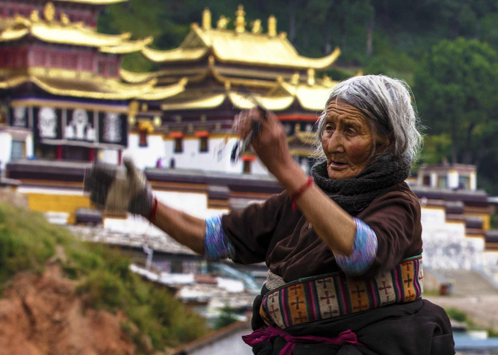 Canon EOS 5DS sample photo. A pious earnest woman () photography