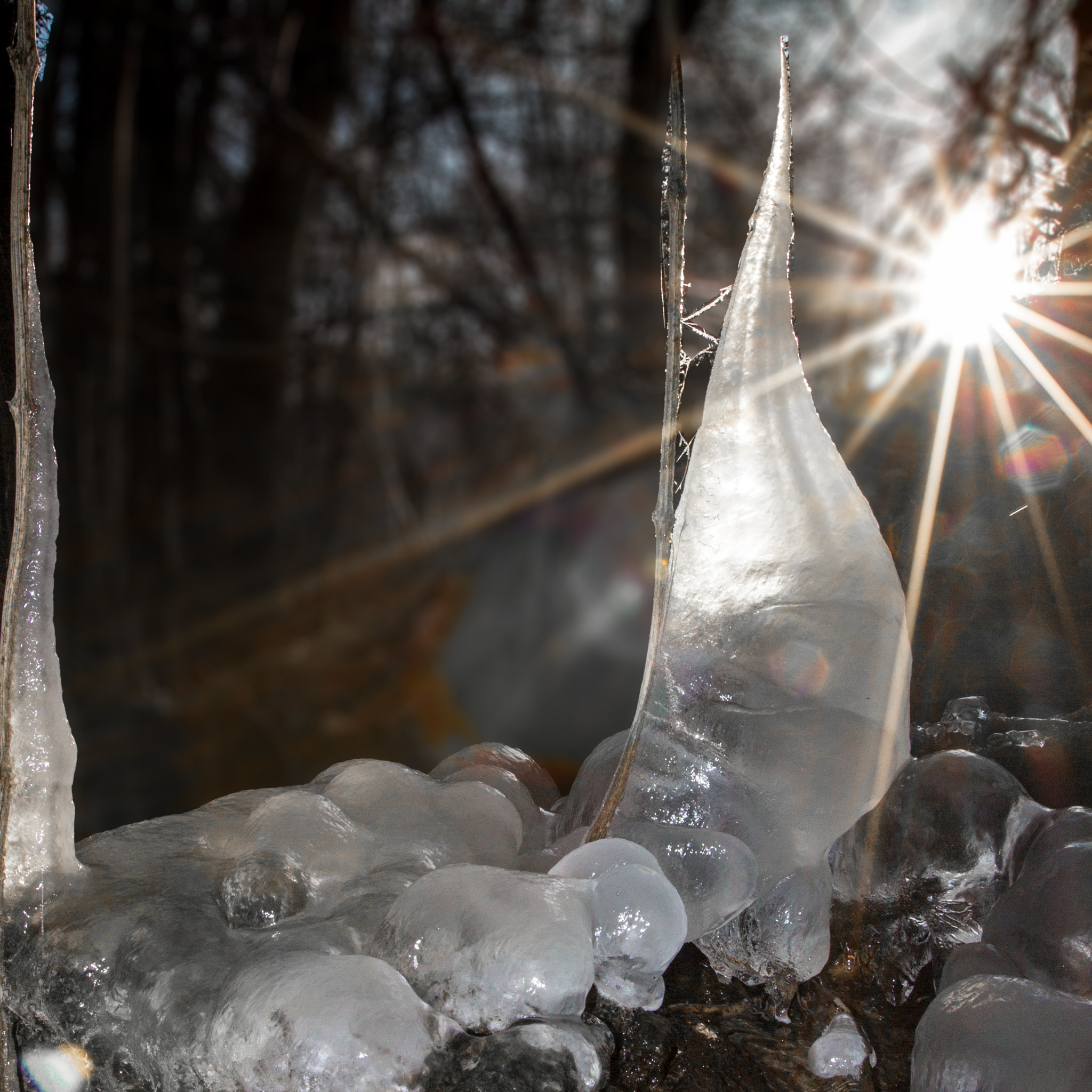 Canon EOS 60D sample photo. Ice stalagmite photography