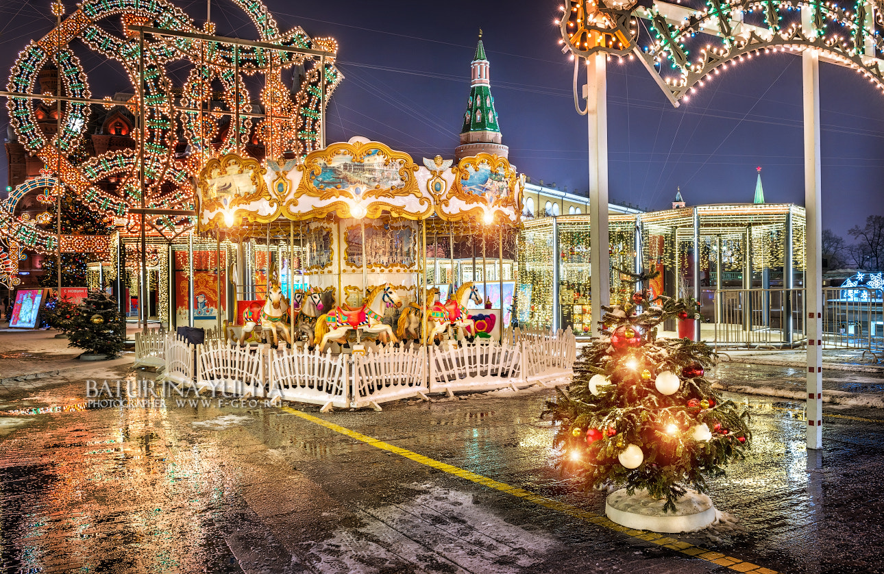 Nikon D800 + Nikon AF-S Nikkor 28-70mm F2.8 ED-IF sample photo. Carousel at the manege square photography