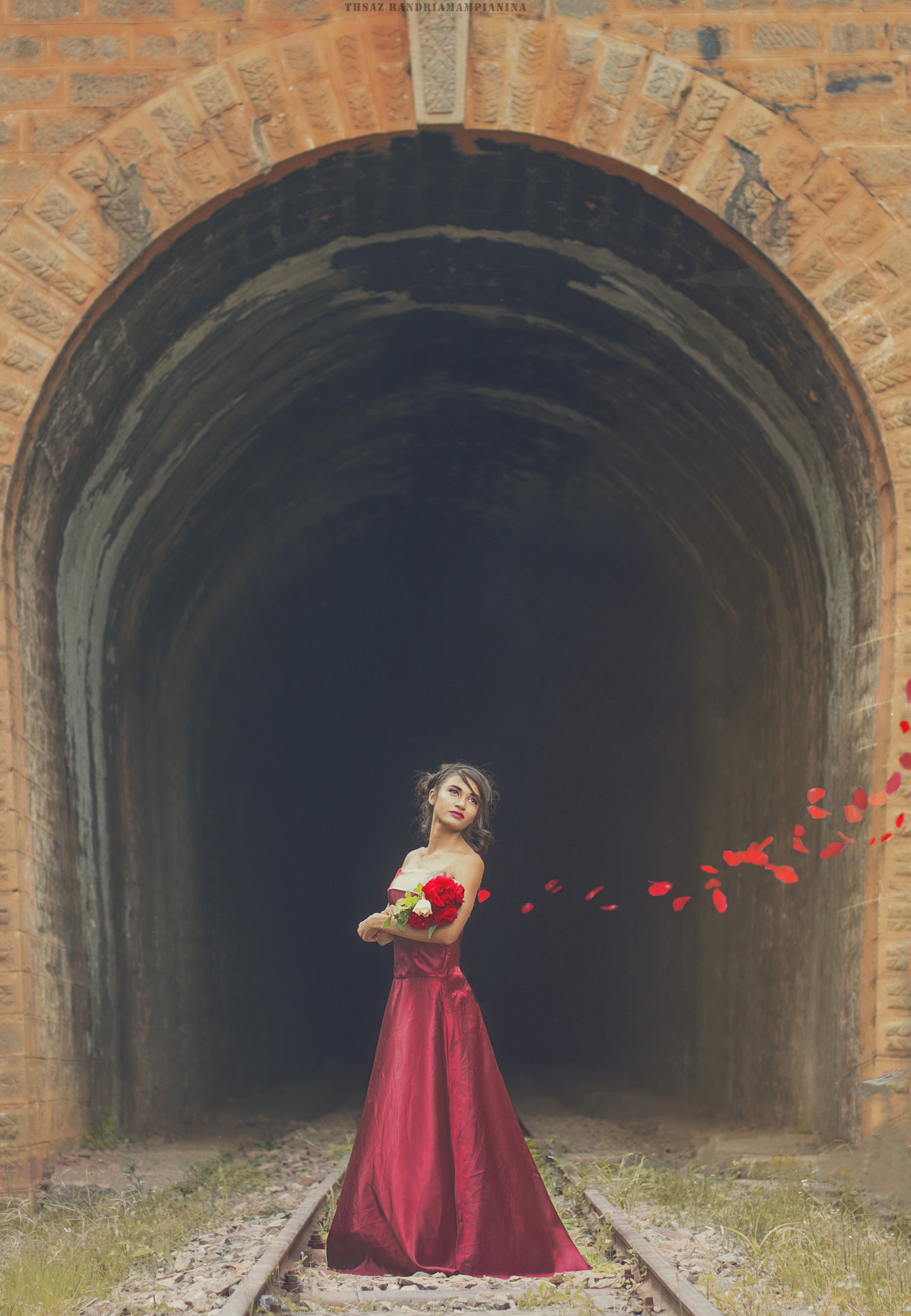 Nikon D90 + Nikon AF Nikkor 50mm F1.4D sample photo. The rose and women photography
