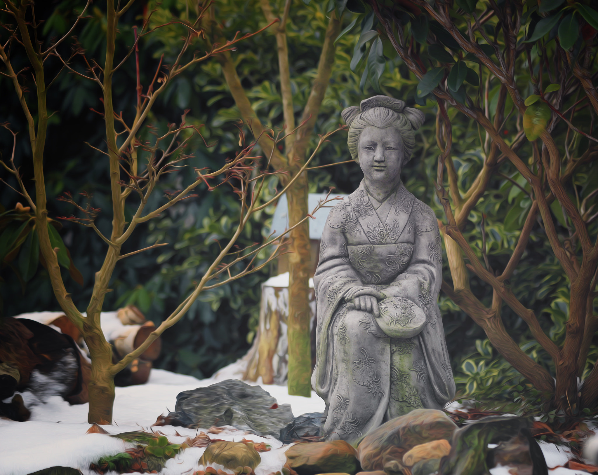 Canon EF 70-300mm F4-5.6 IS USM sample photo. Garten photography