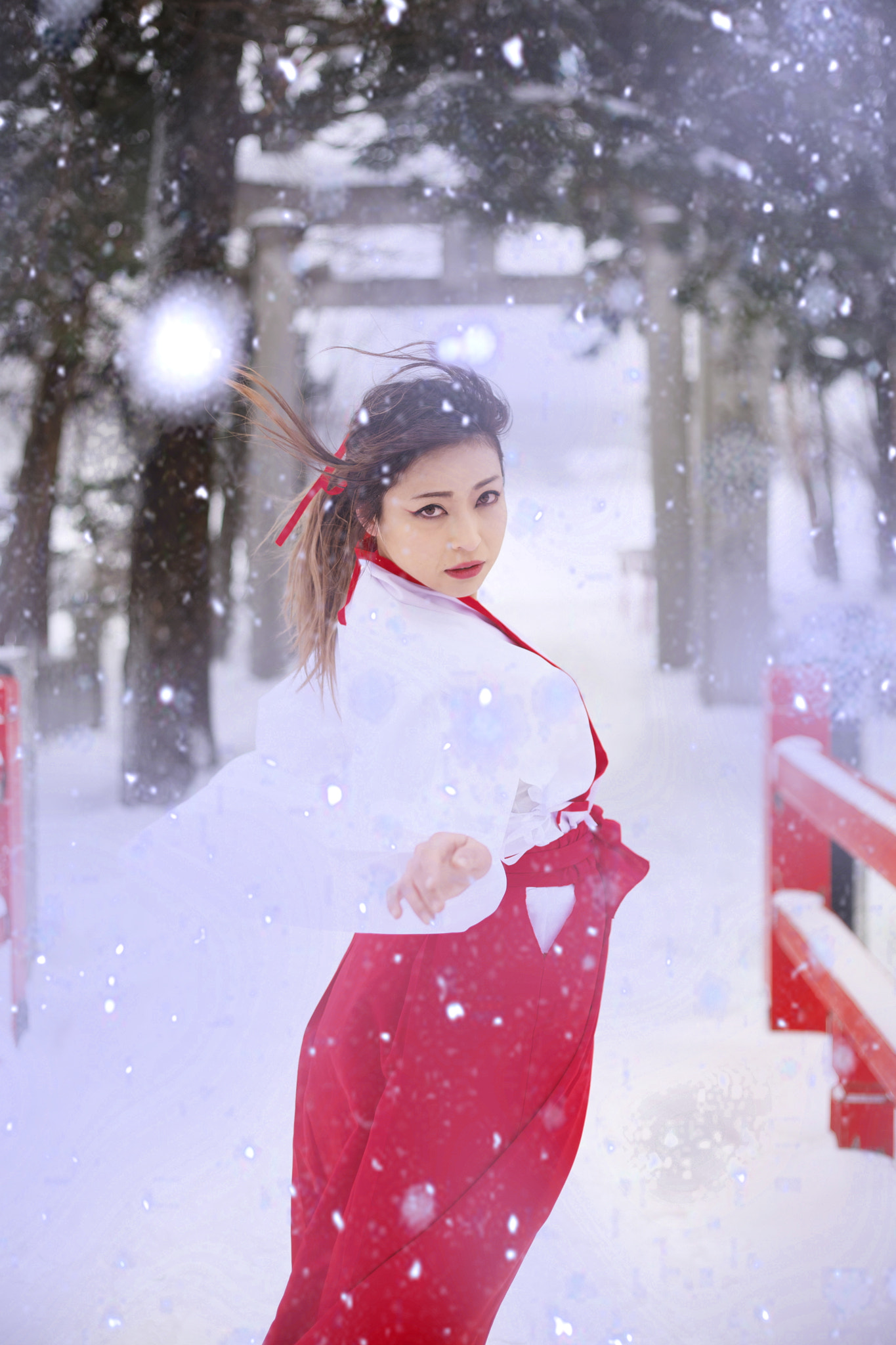 Sony a7 II sample photo. Snow magic photography