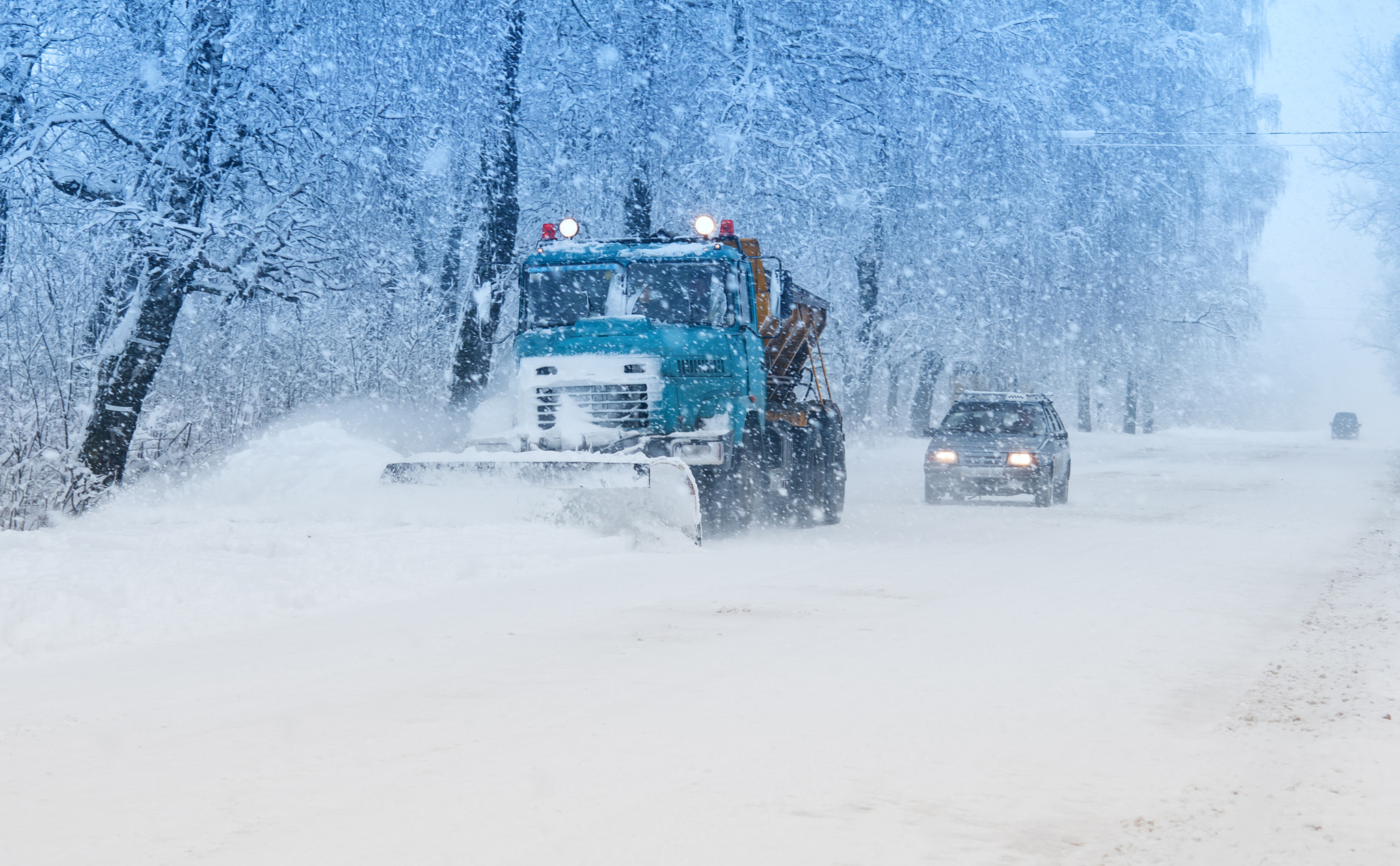 Nikon AF-S Micro-Nikkor 60mm F2.8G ED sample photo. Snow plow doing snow photography