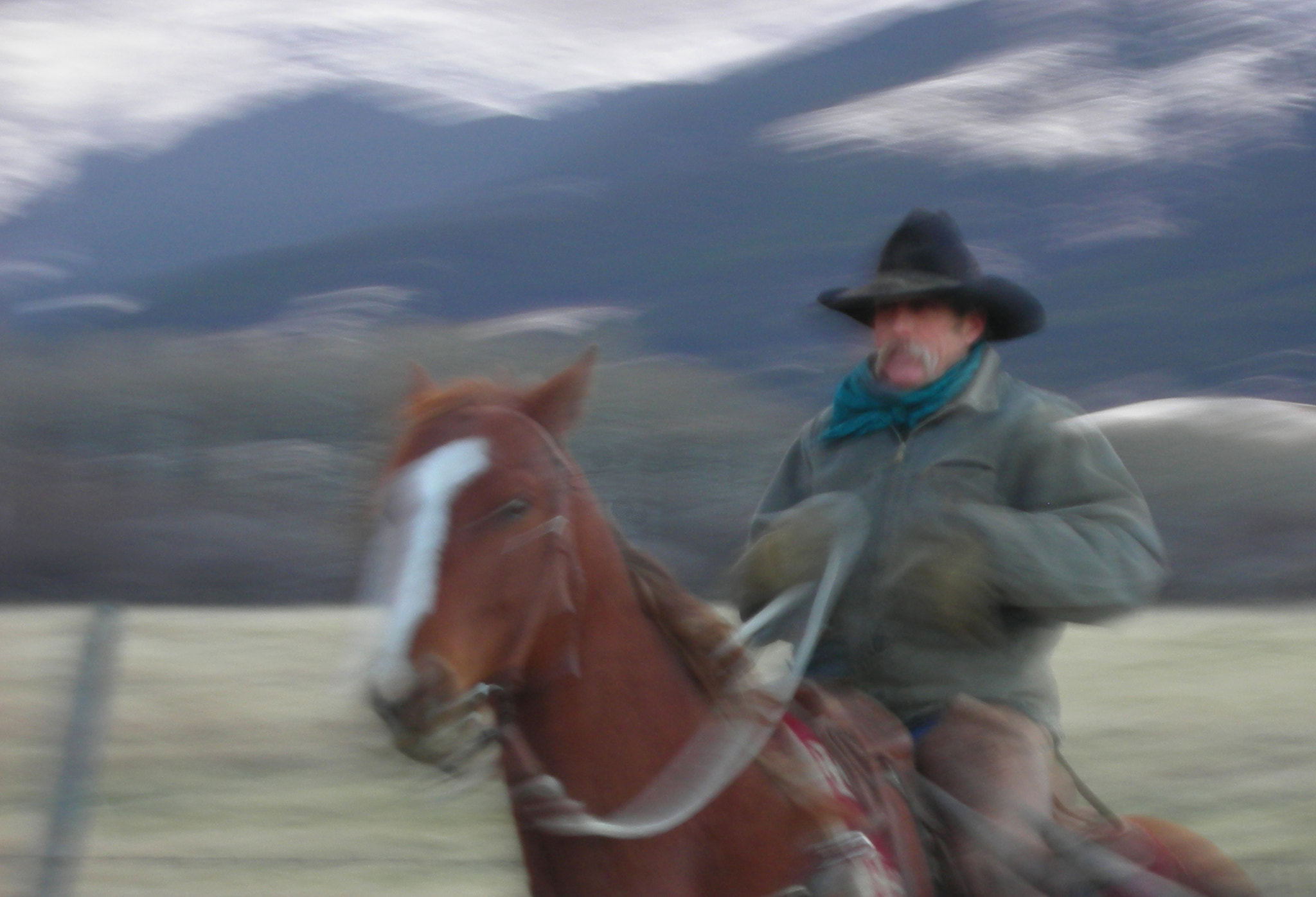 Nikon COOLPIX S6 sample photo. Montana cowboy in action photography