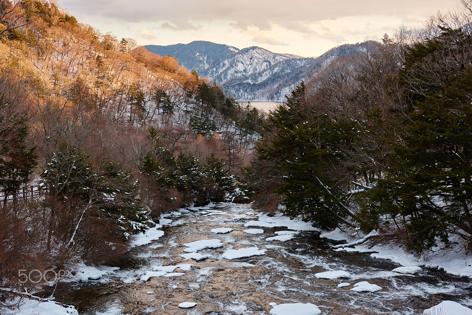 Nikon D810 sample photo. Winter ryuzu falls photography