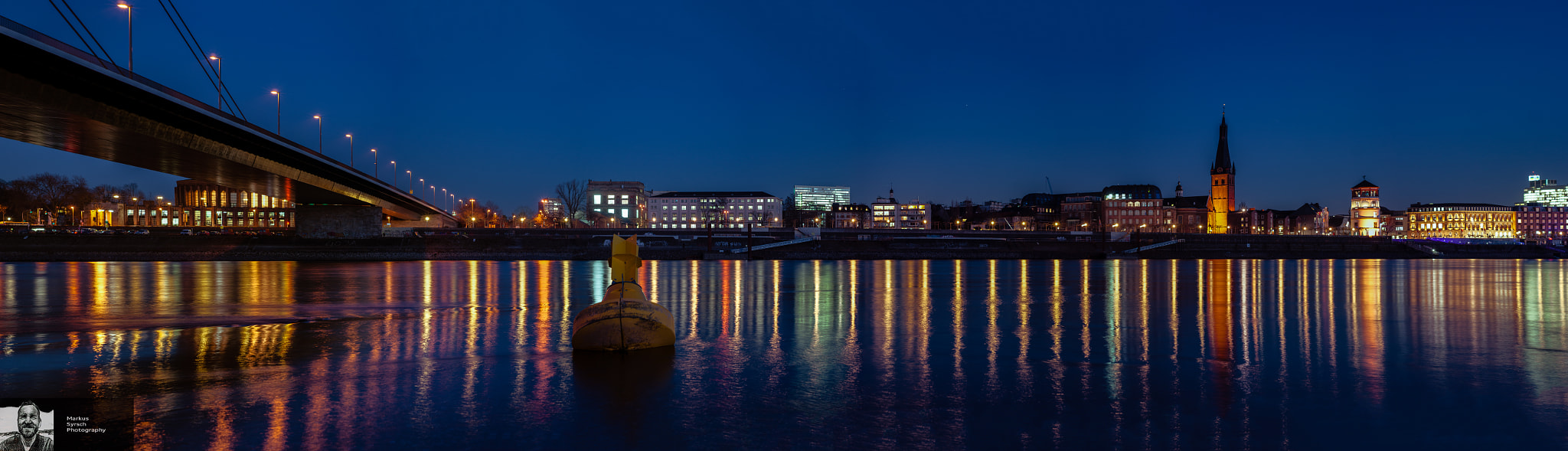 Sony Alpha DSLR-A350 sample photo. Düsseldorf panorama photography