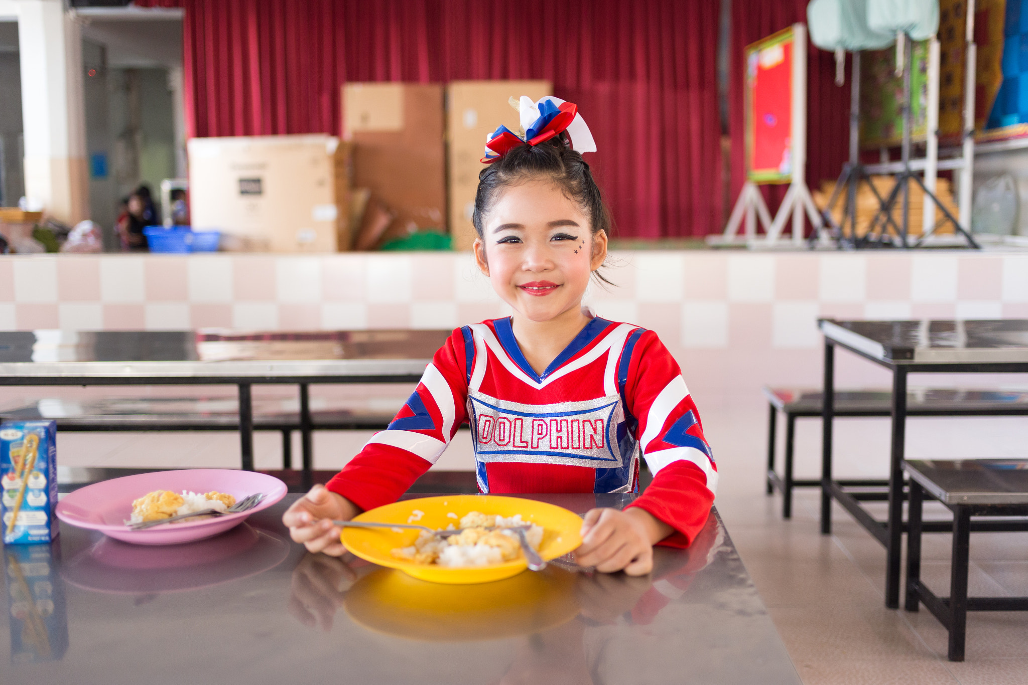 Canon EOS 6D + Canon EF 35mm F2 sample photo. Best kindergarten cheerleading thailand 2016-2017 photography