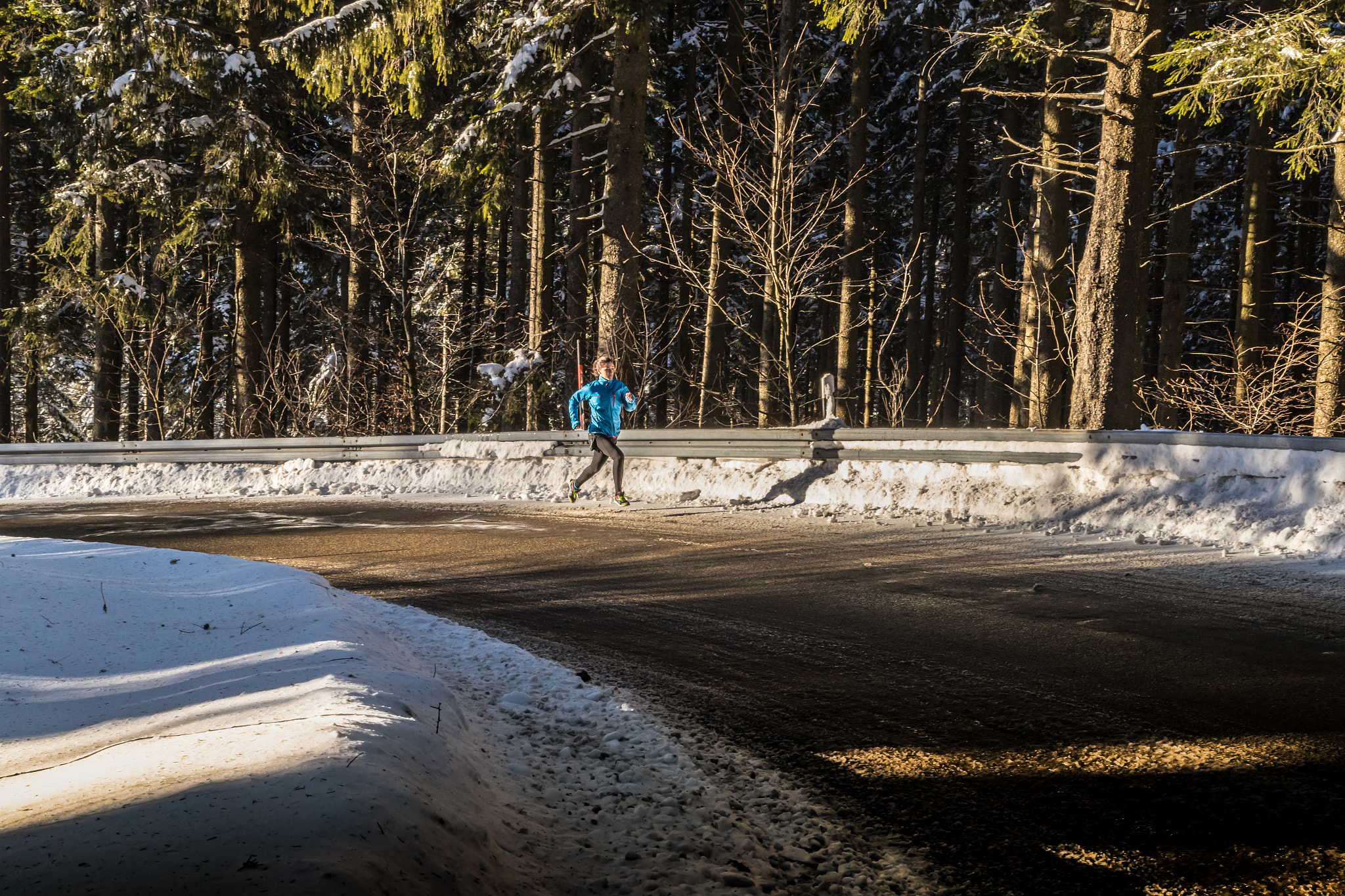 Canon EOS-1D X Mark II sample photo. Run an snow photography