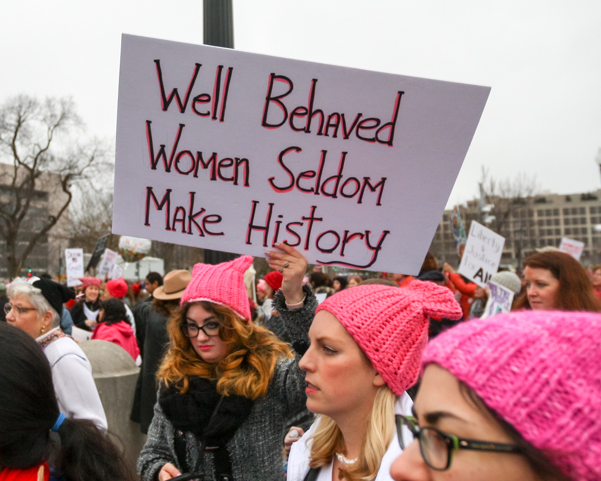 Canon EOS 1000D (EOS Digital Rebel XS / EOS Kiss F) sample photo. Women's march ed photography