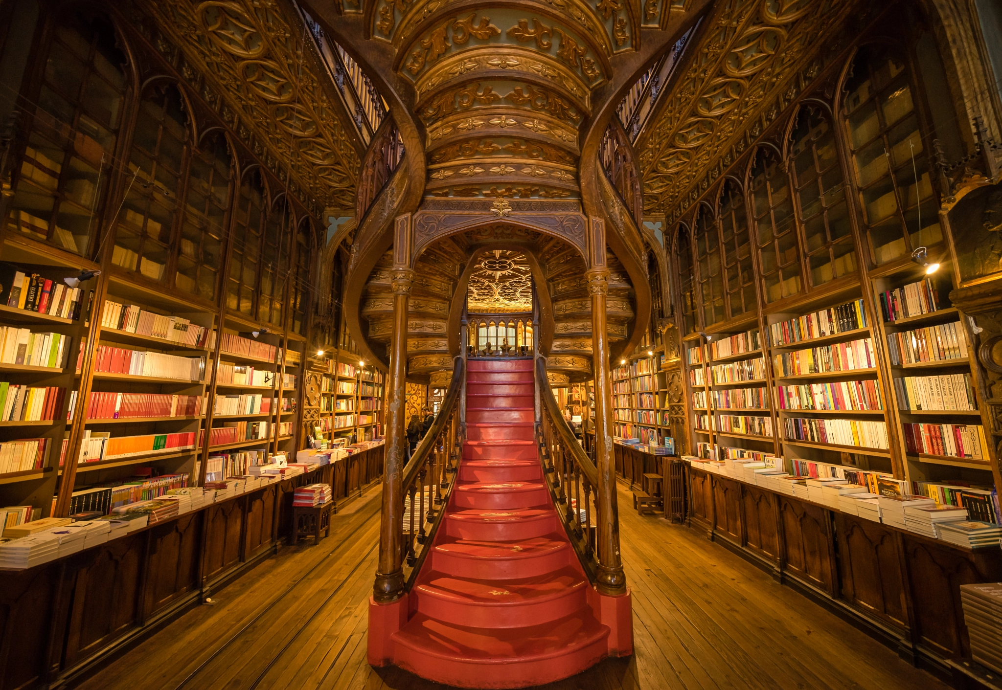 Sony a7 II + Canon EF 40mm F2.8 STM sample photo. Livraria lello photography