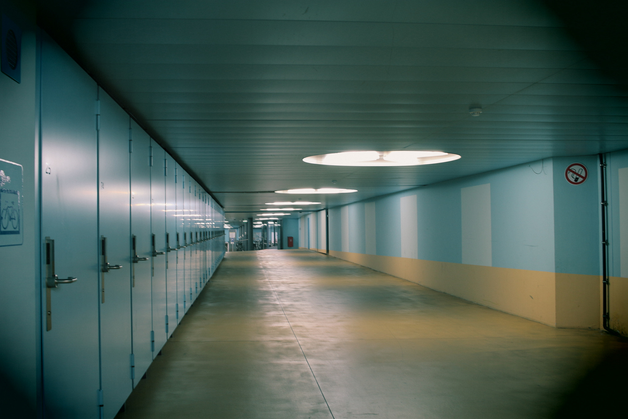 Canon EF-S 24mm F2.8 STM sample photo. Bicycle parking lot photography