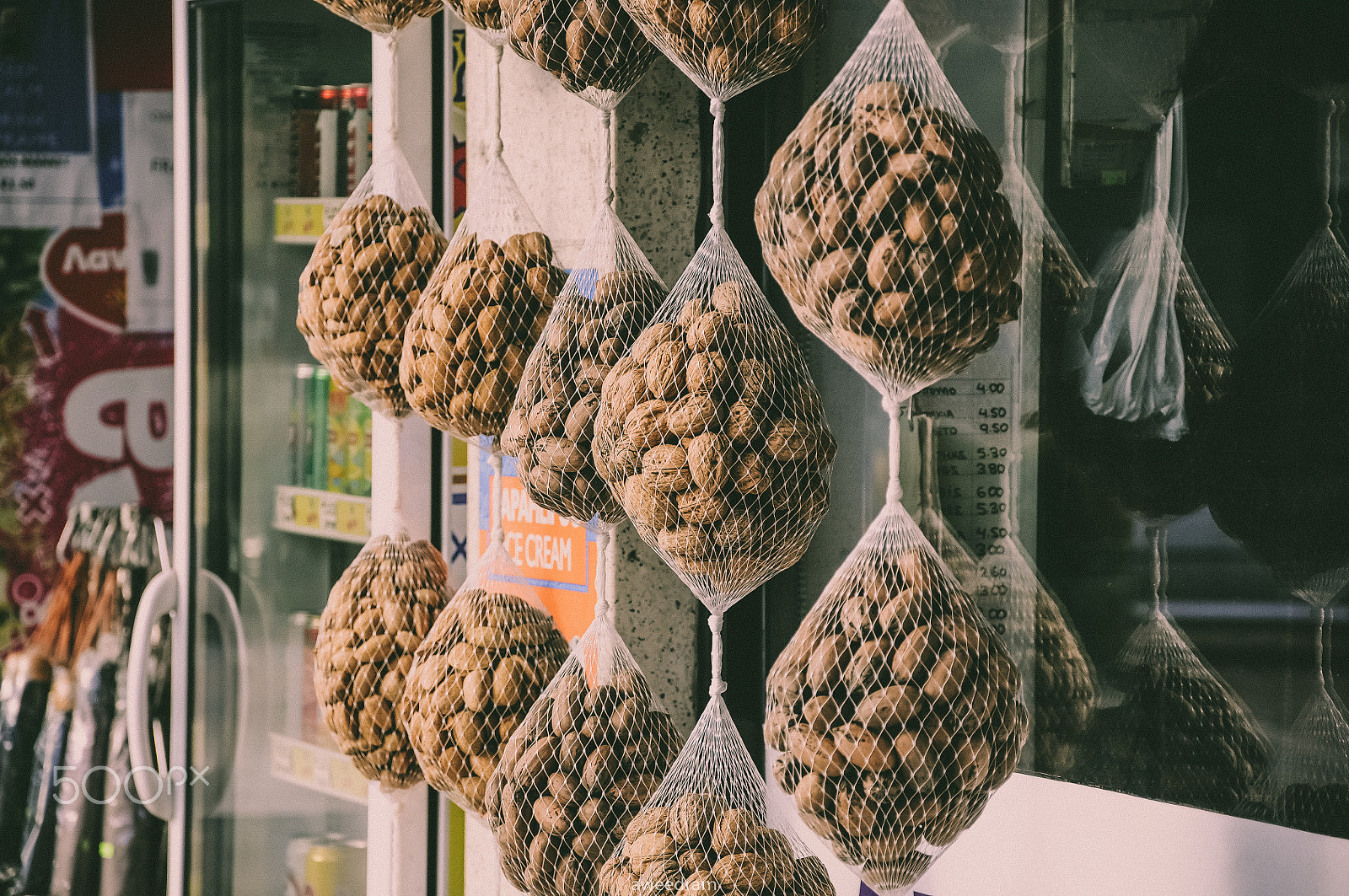 Nikon D300 sample photo. Nuts grid photography