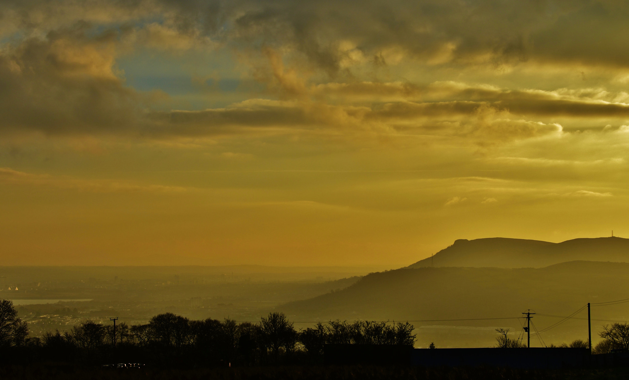 Nikon D5500 sample photo. Wintery sky photography