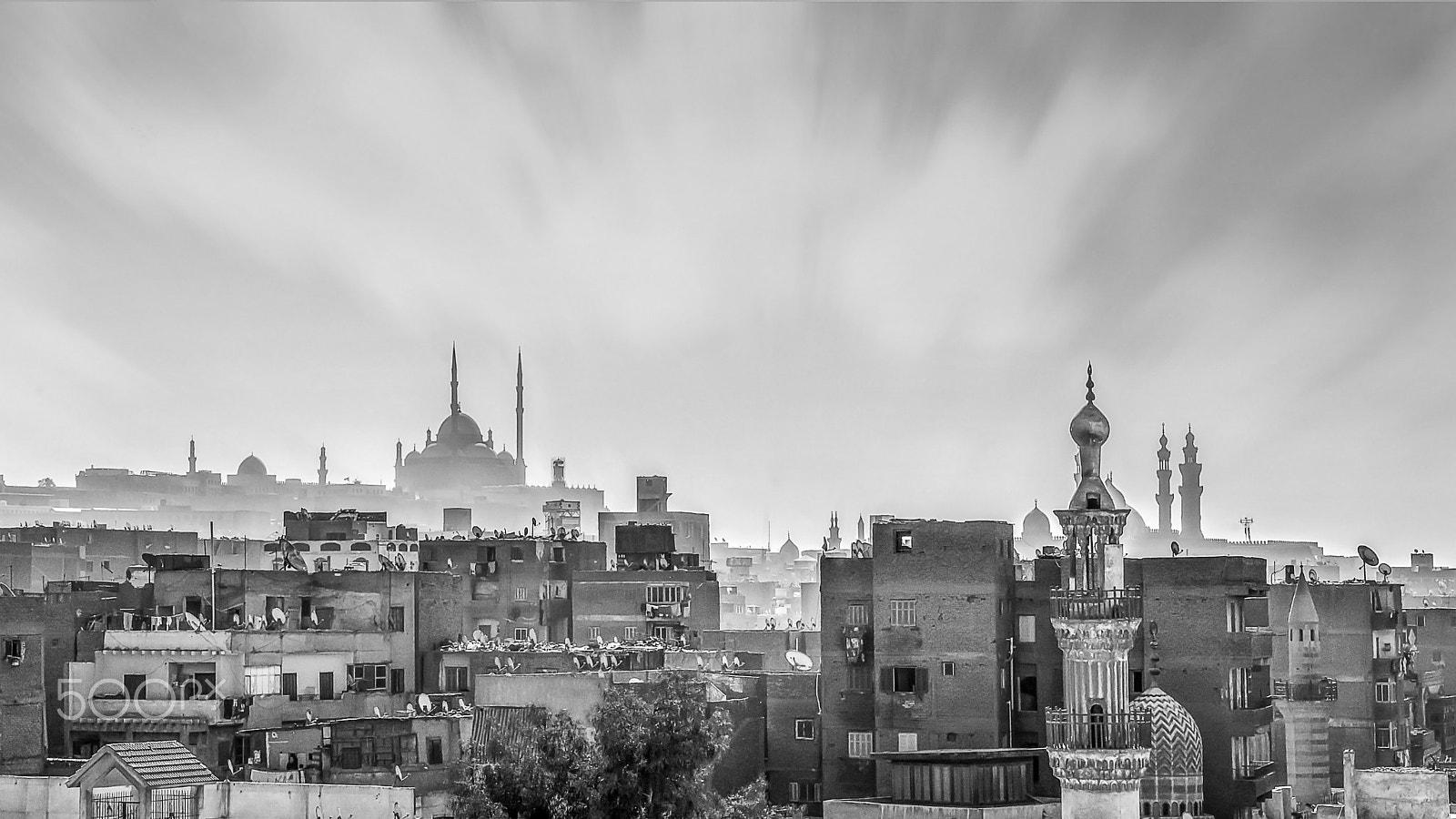 Nikon D7200 + Sigma 18-50mm F2.8 EX DC Macro sample photo. Majestic cairo +1 fine art black & white photography