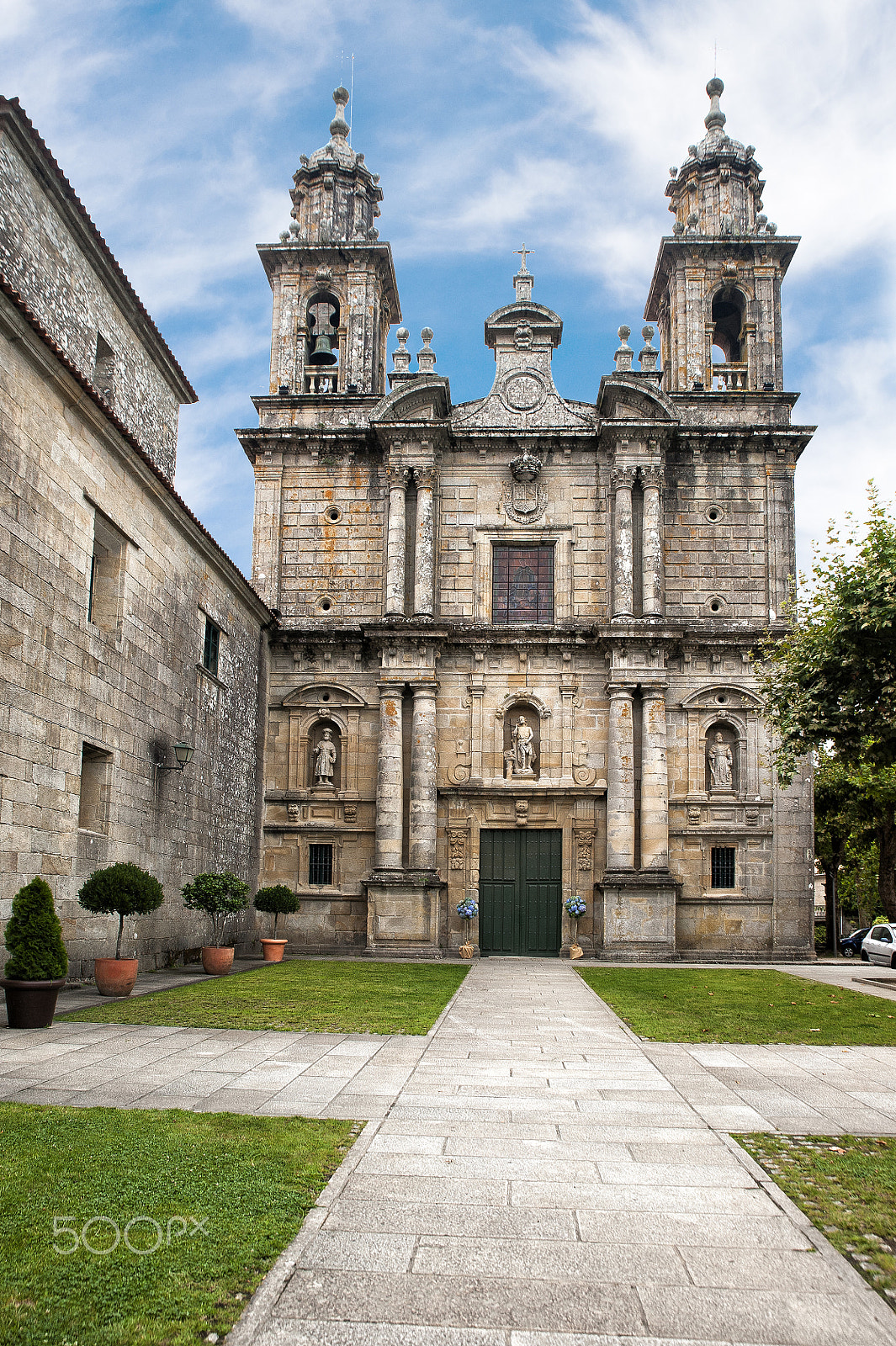 Tamron SP 24-70mm F2.8 Di VC USD sample photo. Facade of the monastery of san juan de poyo. spain photography