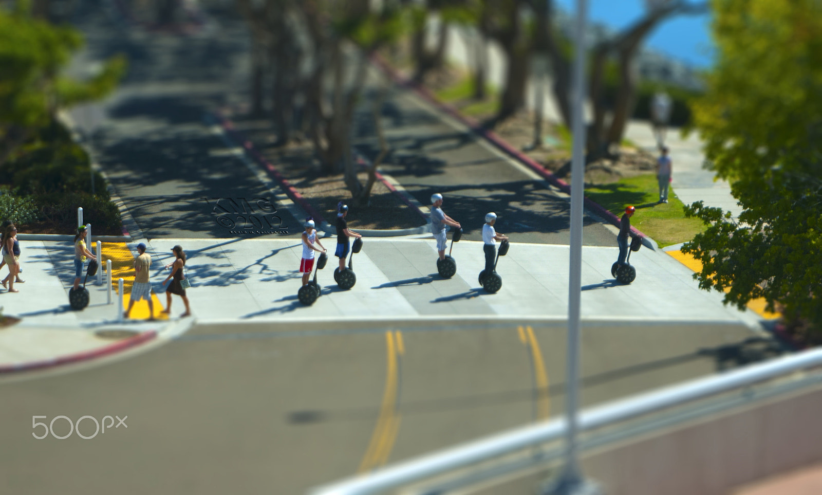 Nikon D70s sample photo. Miniature segway tour o photography