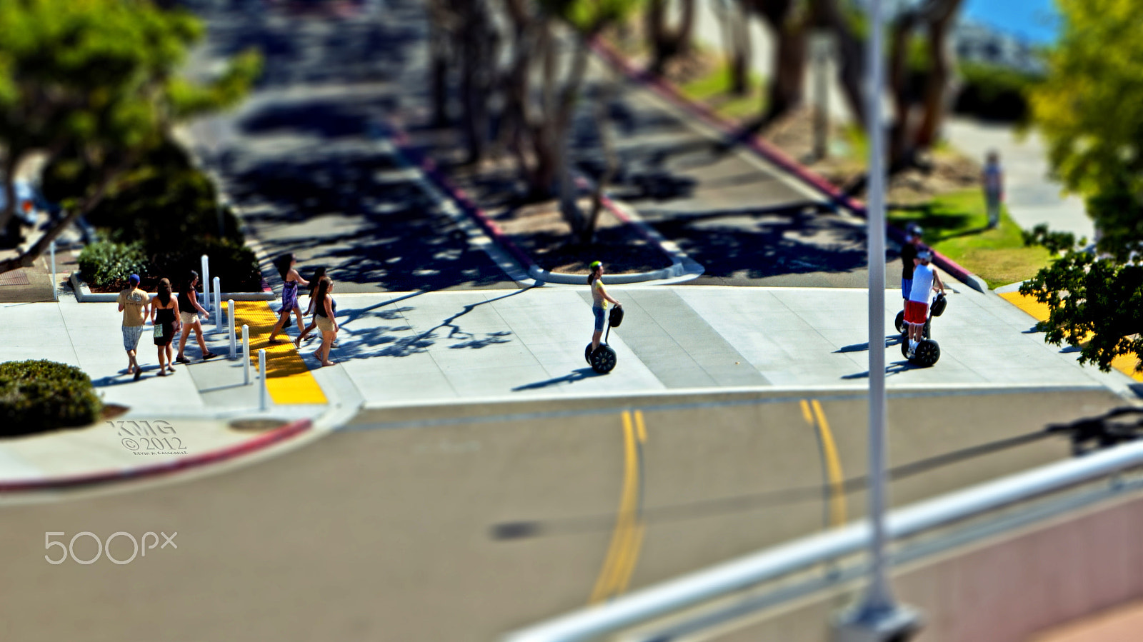 Nikon D70s sample photo. Miniature segways o photography