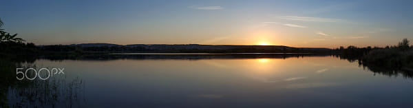 Sunset on the lake by Nick Patrin on 500px.com