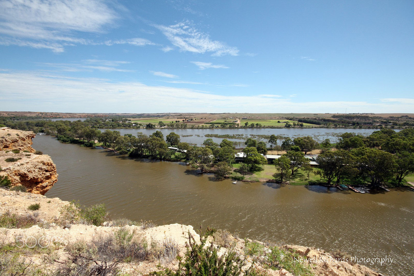 Canon EOS 650D (EOS Rebel T4i / EOS Kiss X6i) + Sigma 10-20mm F4-5.6 EX DC HSM sample photo. River murray from forster lookout (large) photography