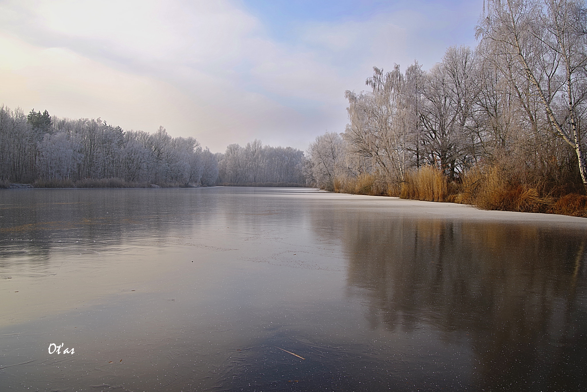 Pentax K-1 sample photo. Pond photography