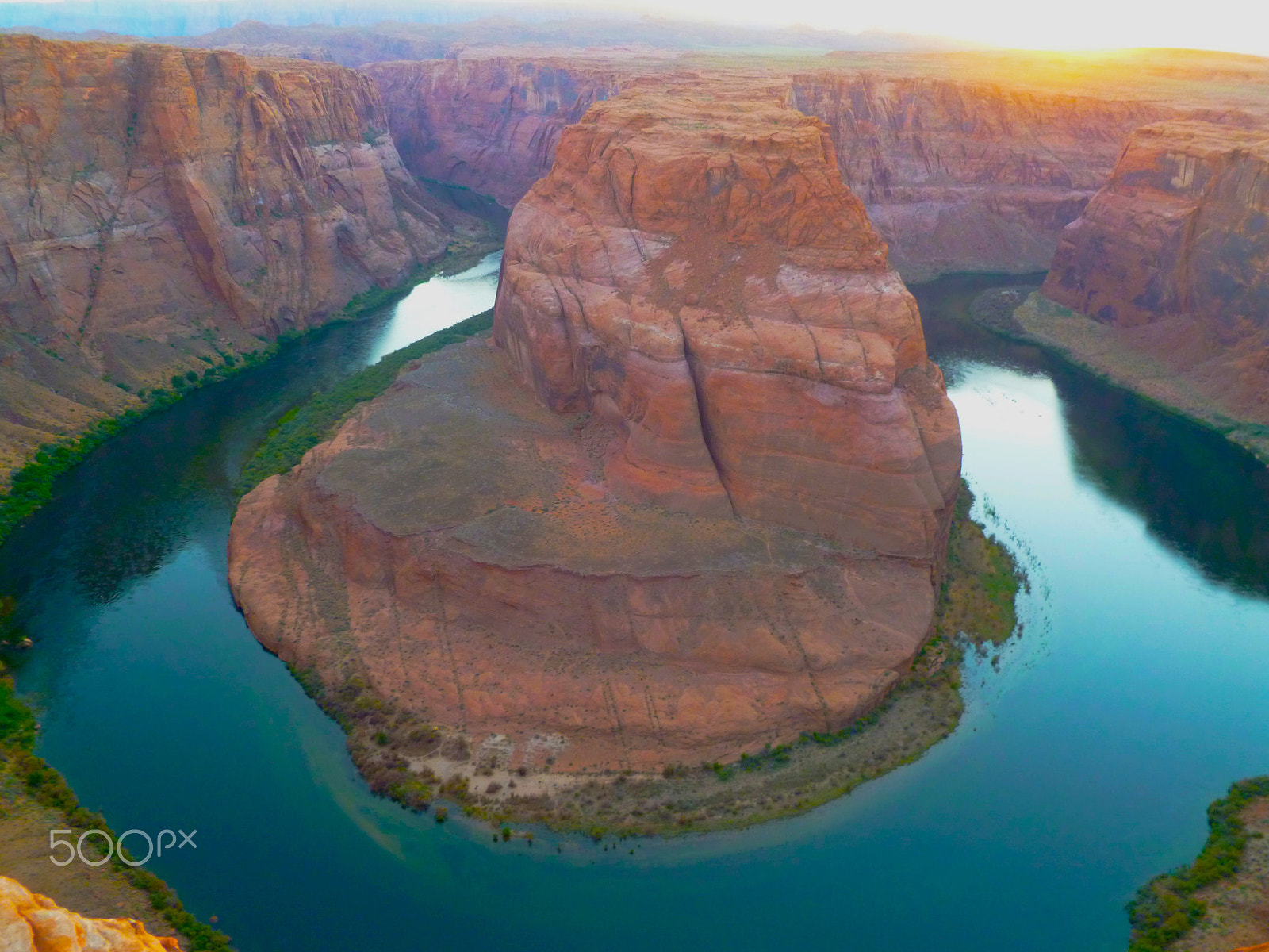 Panasonic DMC-FH20 sample photo. Horseshoe bend arizona photography
